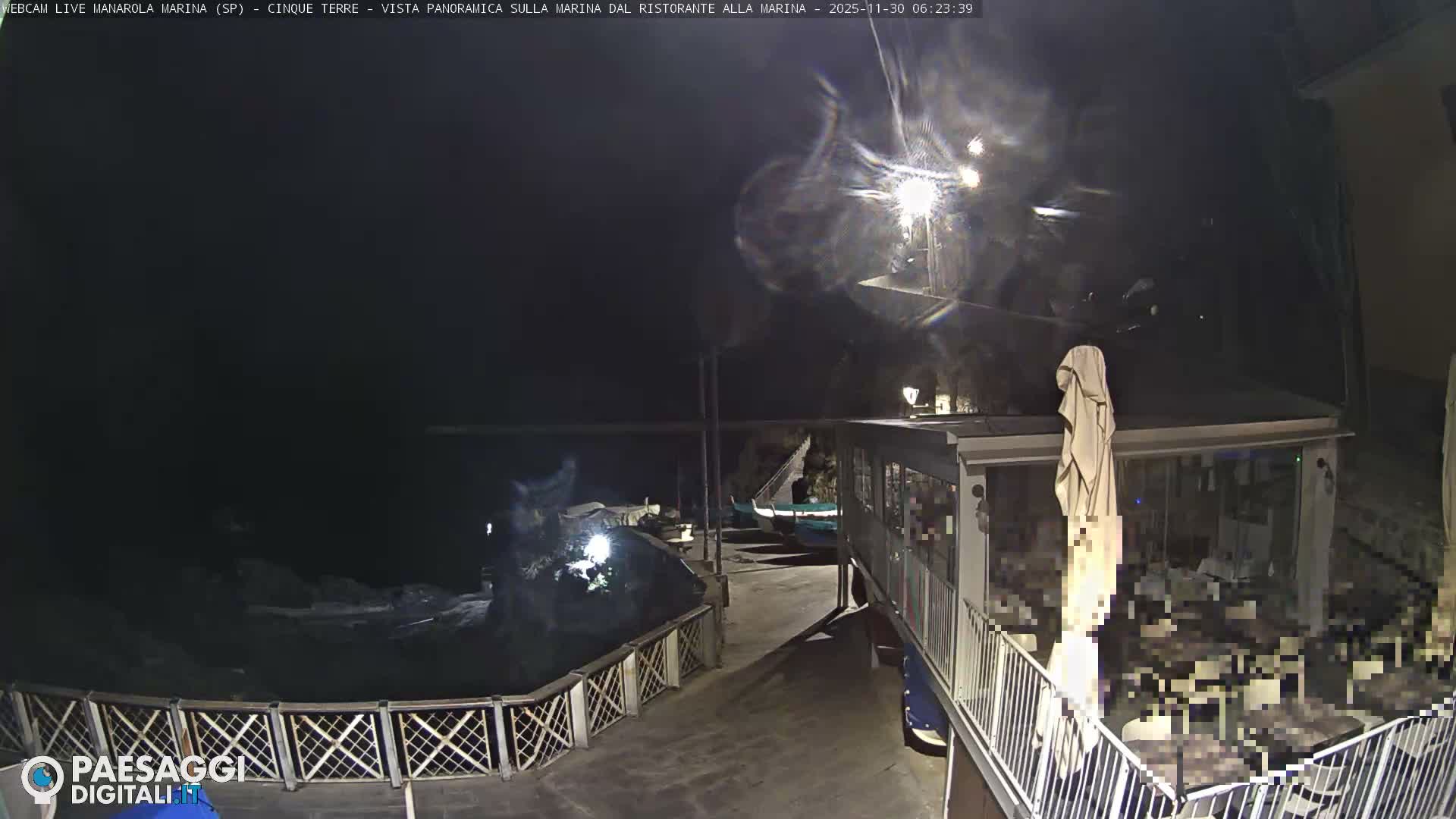 Cinque Terre, Manarola Village Marina & Coast Live Cam - La Spezia, Liguria, Italy