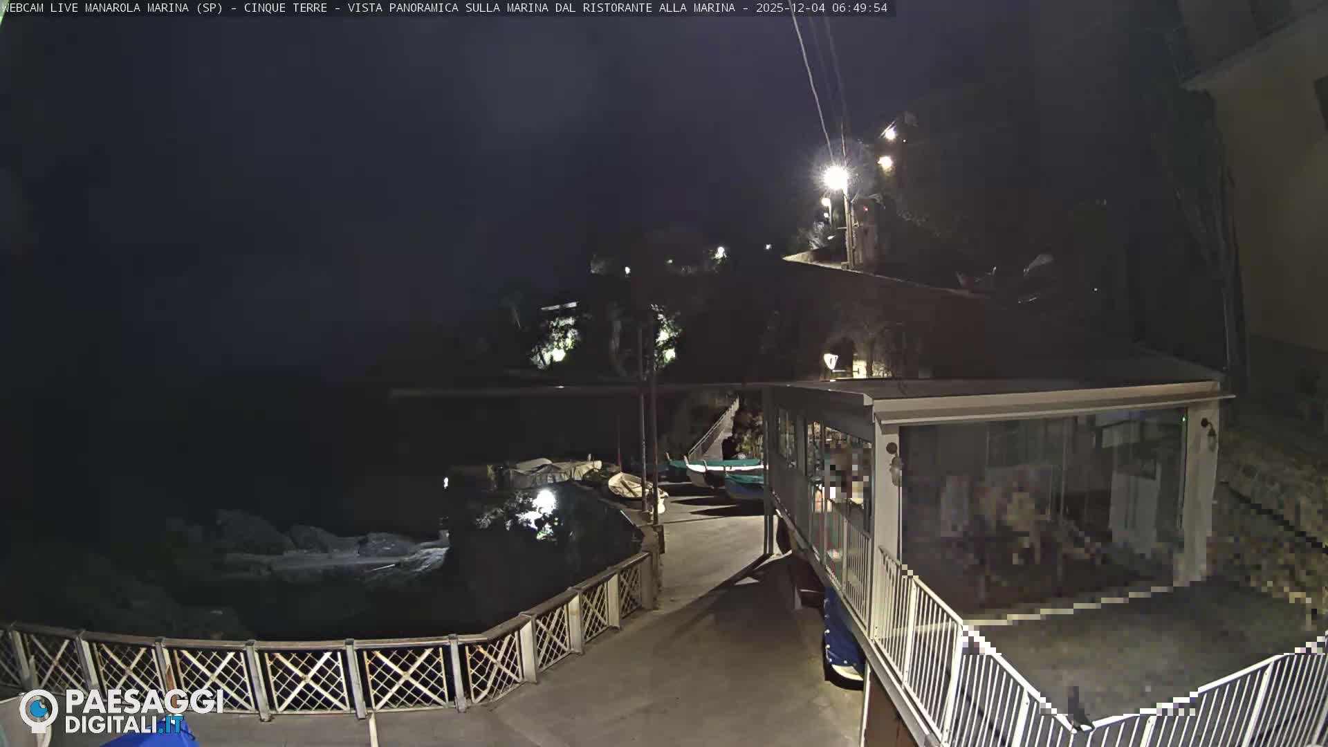 Cinque Terre, Manarola Village Marina & Coast Live Cam - La Spezia, Liguria, Italy