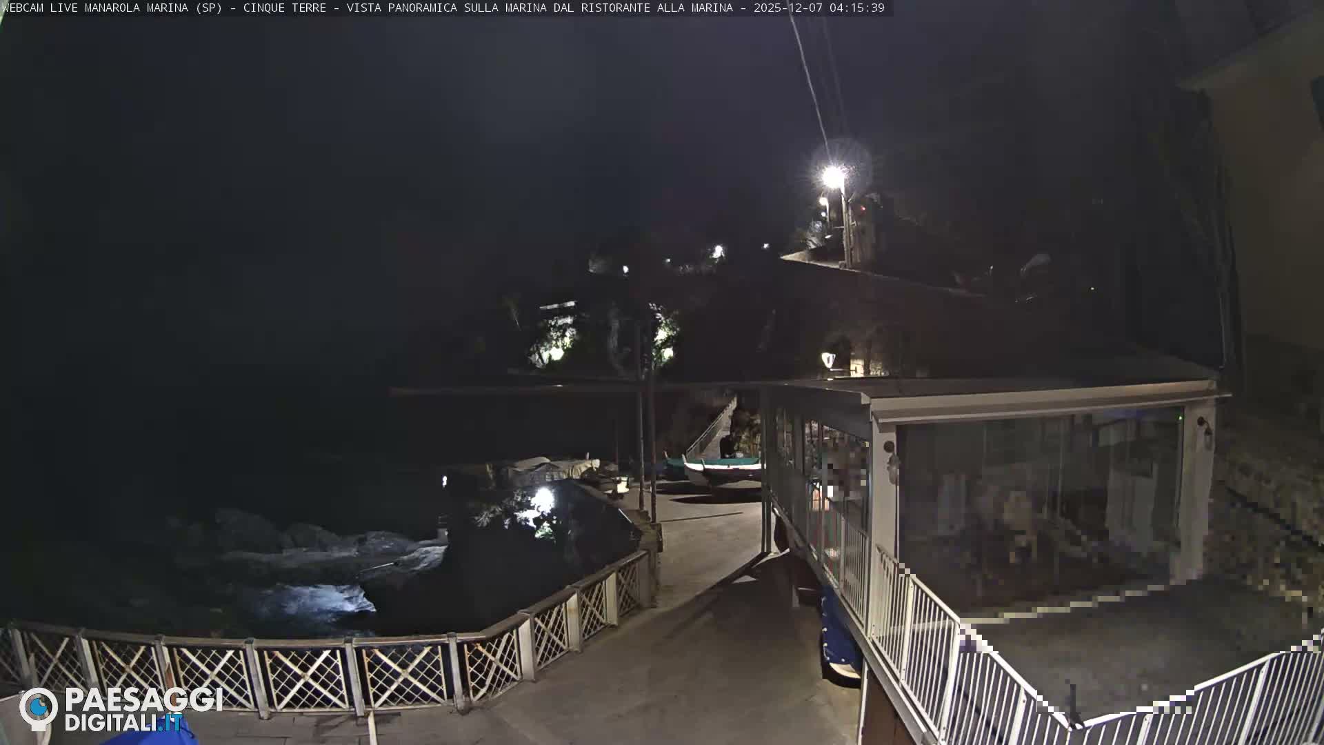 Cinque Terre, Manarola Village Marina & Coast Live Cam - La Spezia, Liguria, Italy