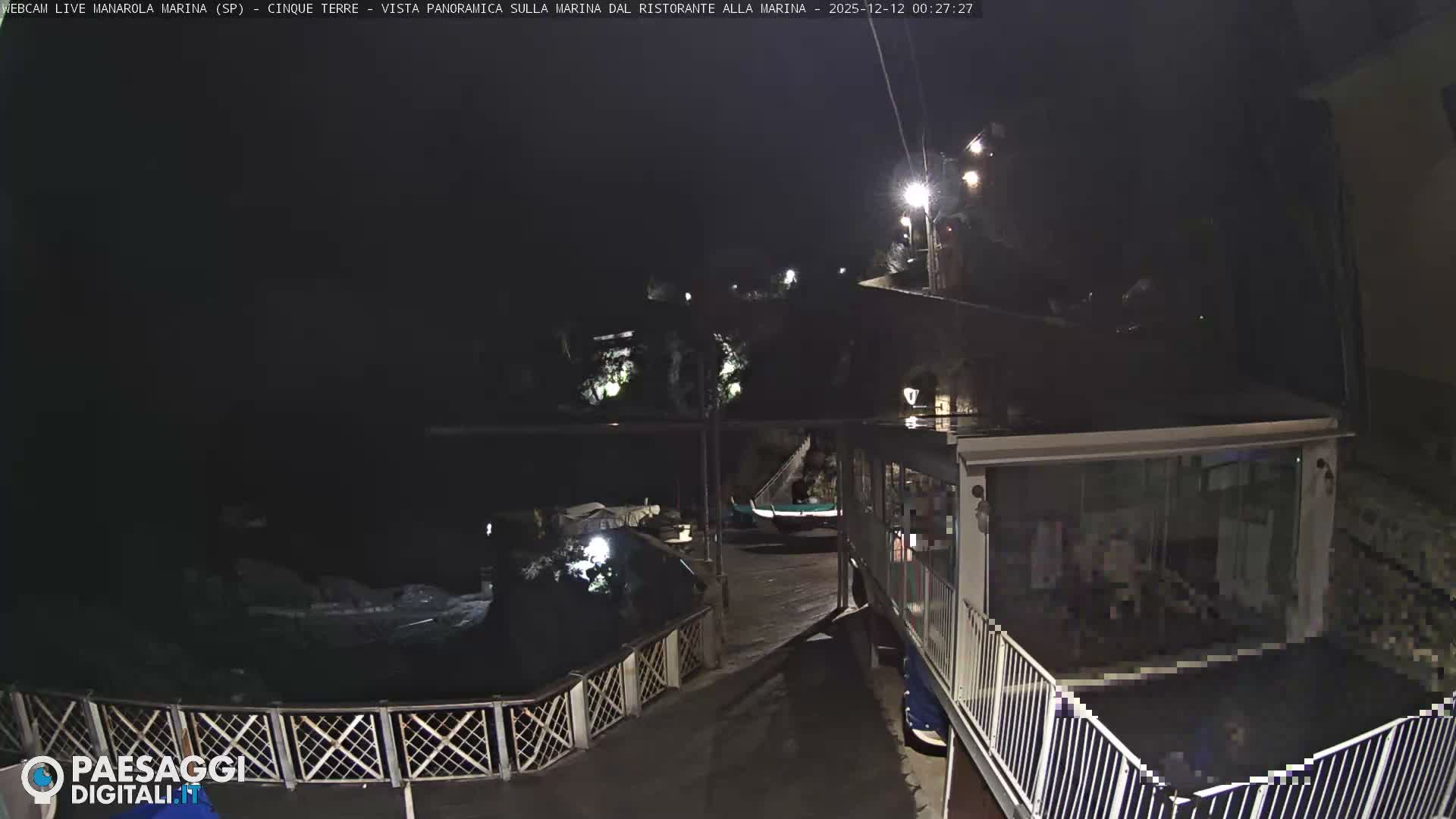 Cinque Terre, Manarola Village Marina & Coast Live Cam - La Spezia, Liguria, Italy