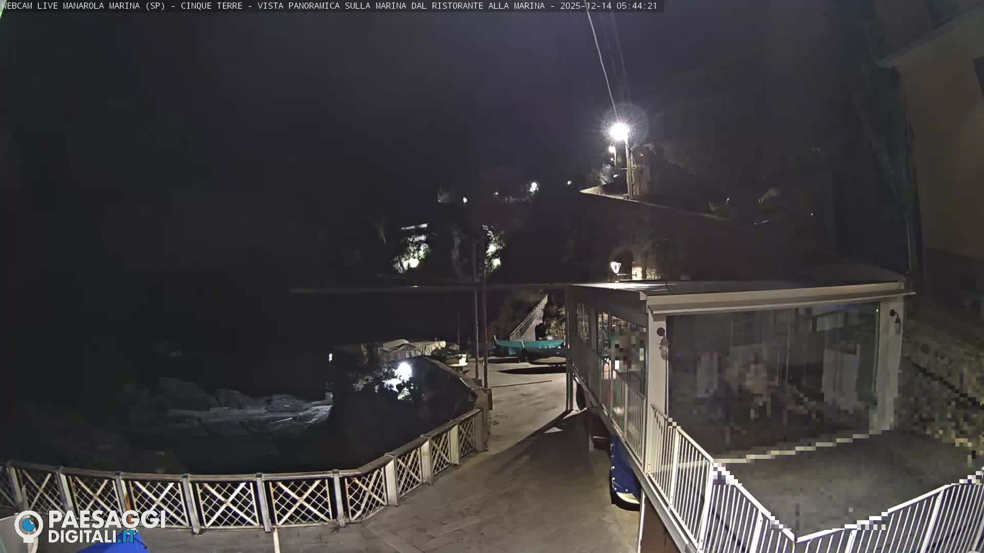 Cinque Terre, Manarola Village Marina & Coast Live Cam - La Spezia, Liguria, Italy