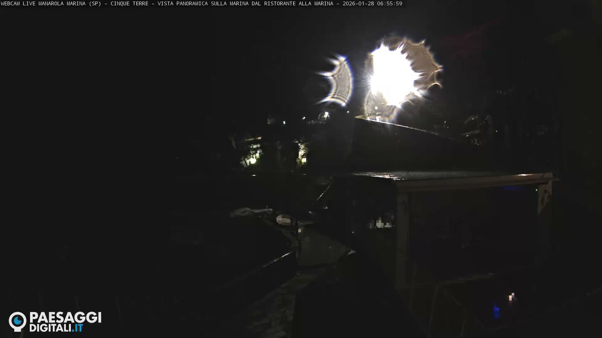 Cinque Terre, Manarola Village Marina & Coast Live Cam - La Spezia, Liguria, Italy