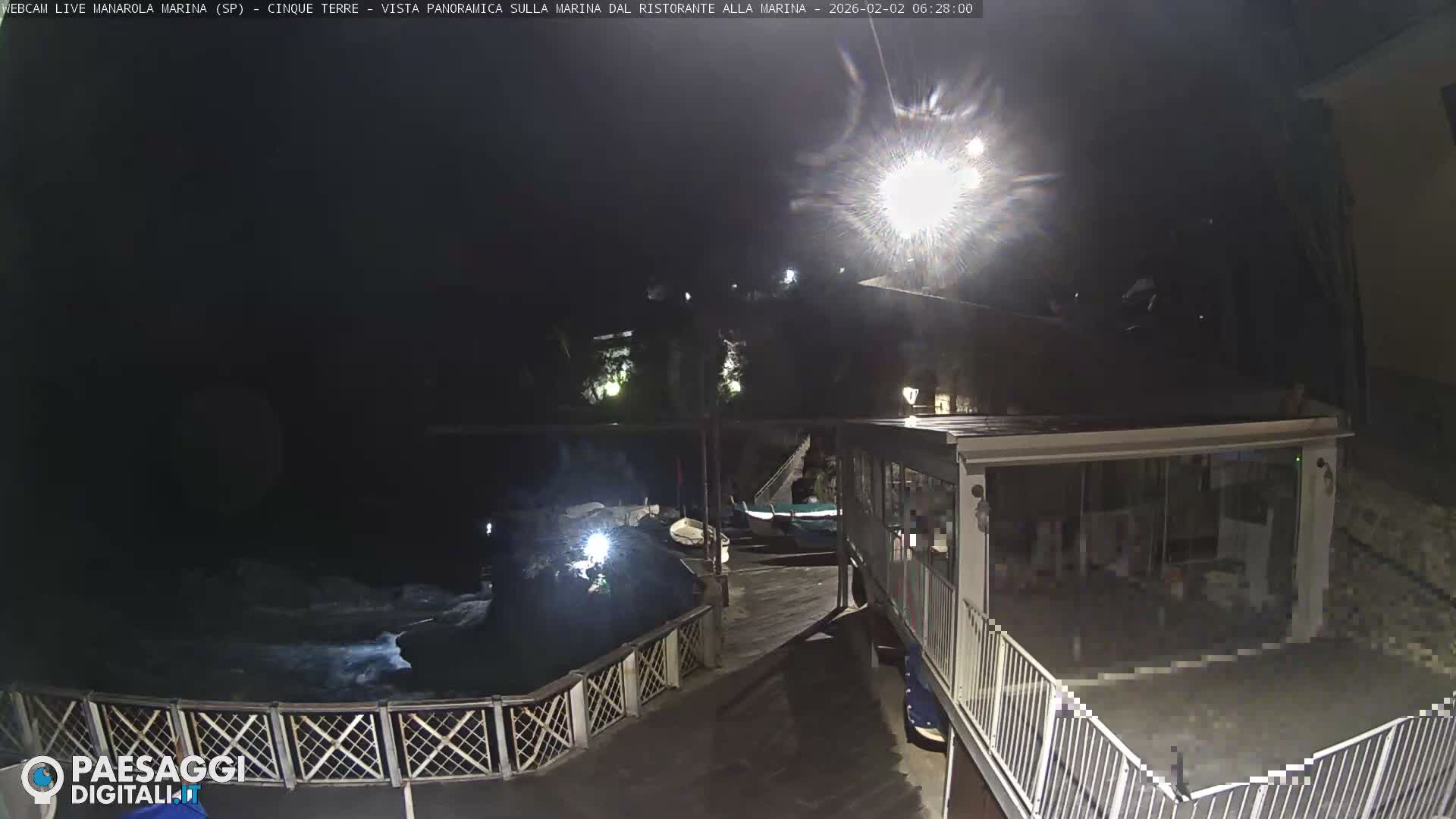 Cinque Terre, Manarola Village Marina & Coast Live Cam - La Spezia, Liguria, Italy