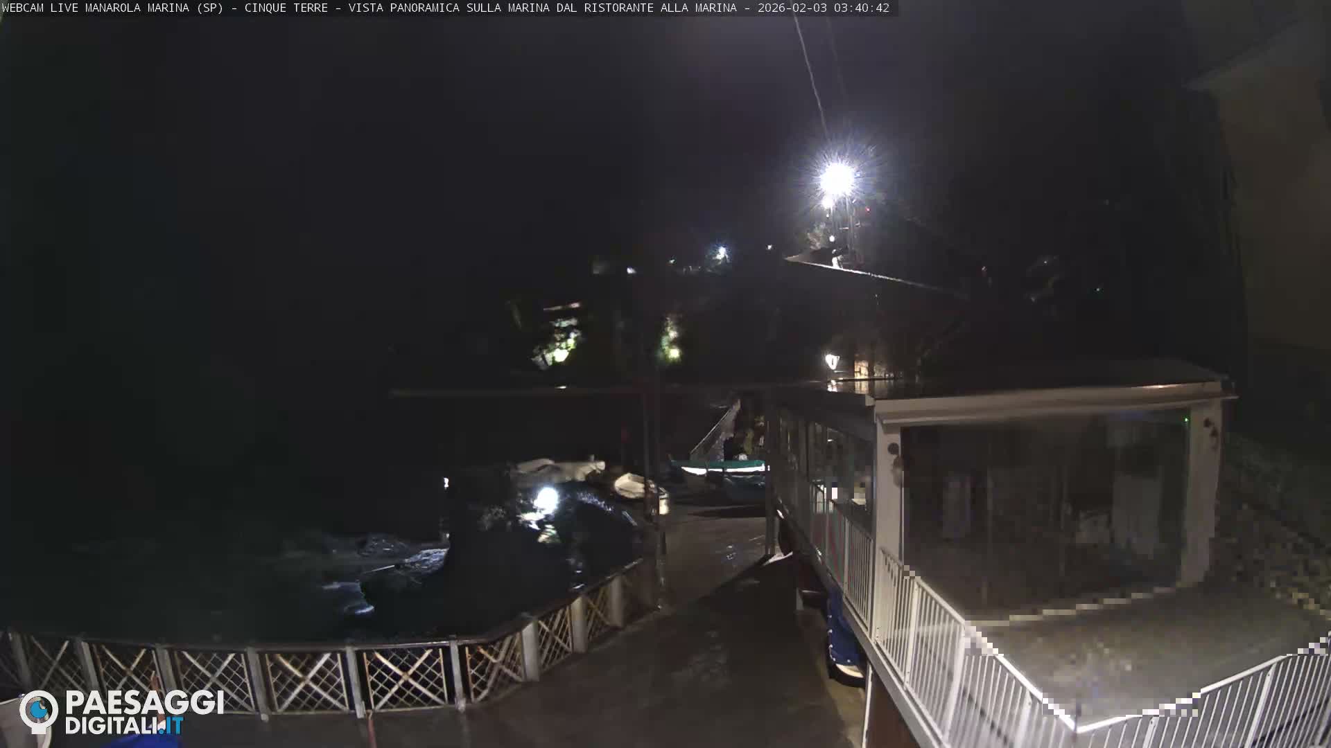 Cinque Terre, Manarola Village Marina & Coast Live Cam - La Spezia, Liguria, Italy
