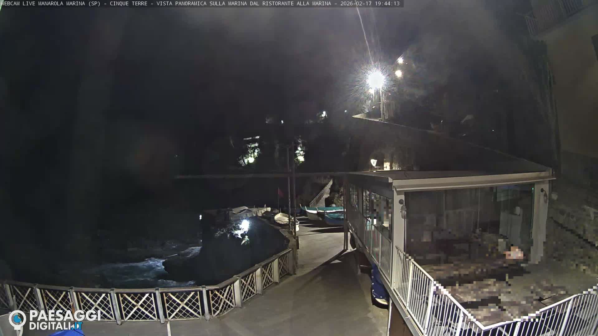Cinque Terre, Manarola Village Marina & Coast Live Cam - La Spezia, Liguria, Italy