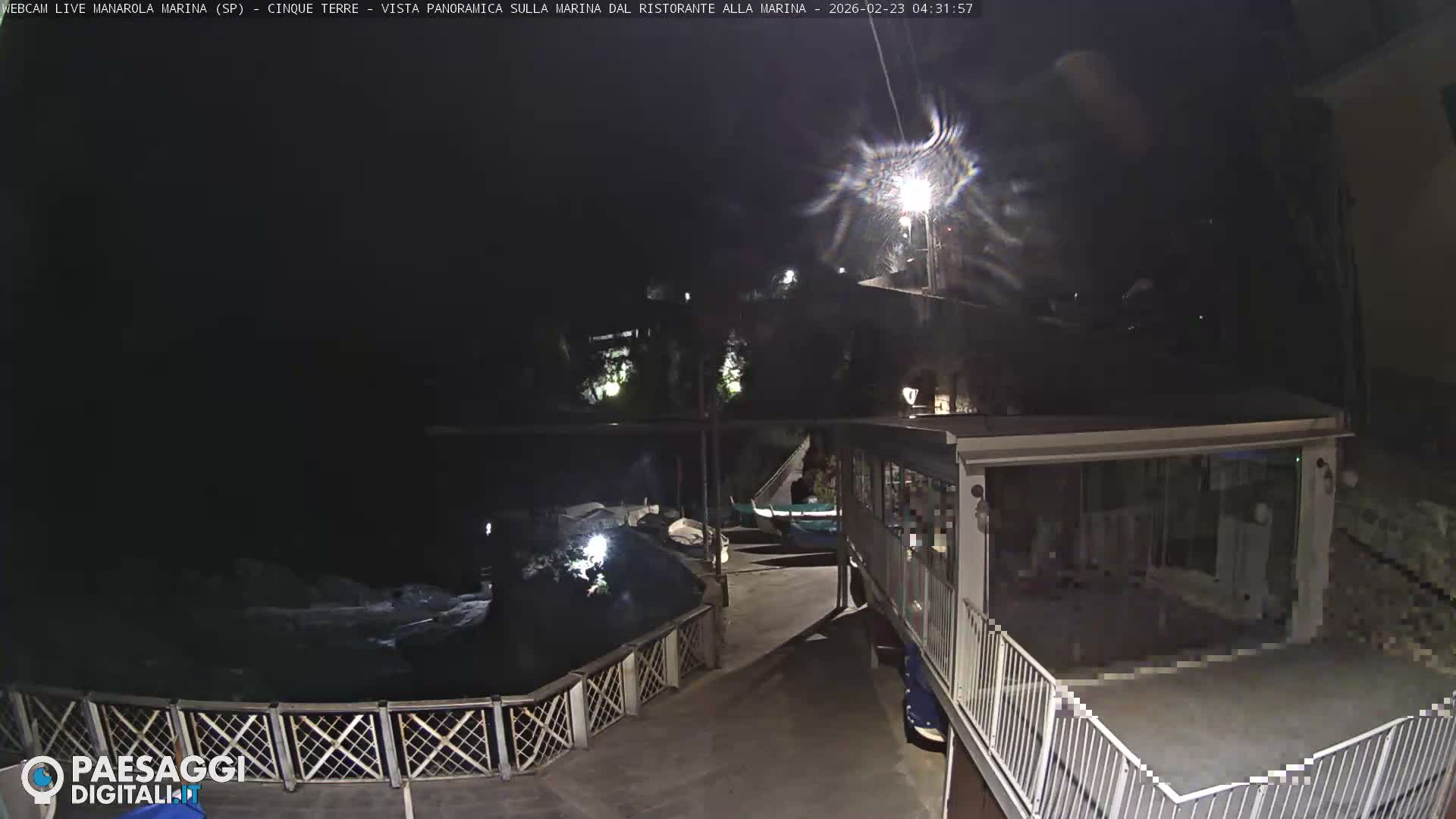 Cinque Terre, Manarola Village Marina & Coast Live Cam - La Spezia, Liguria, Italy