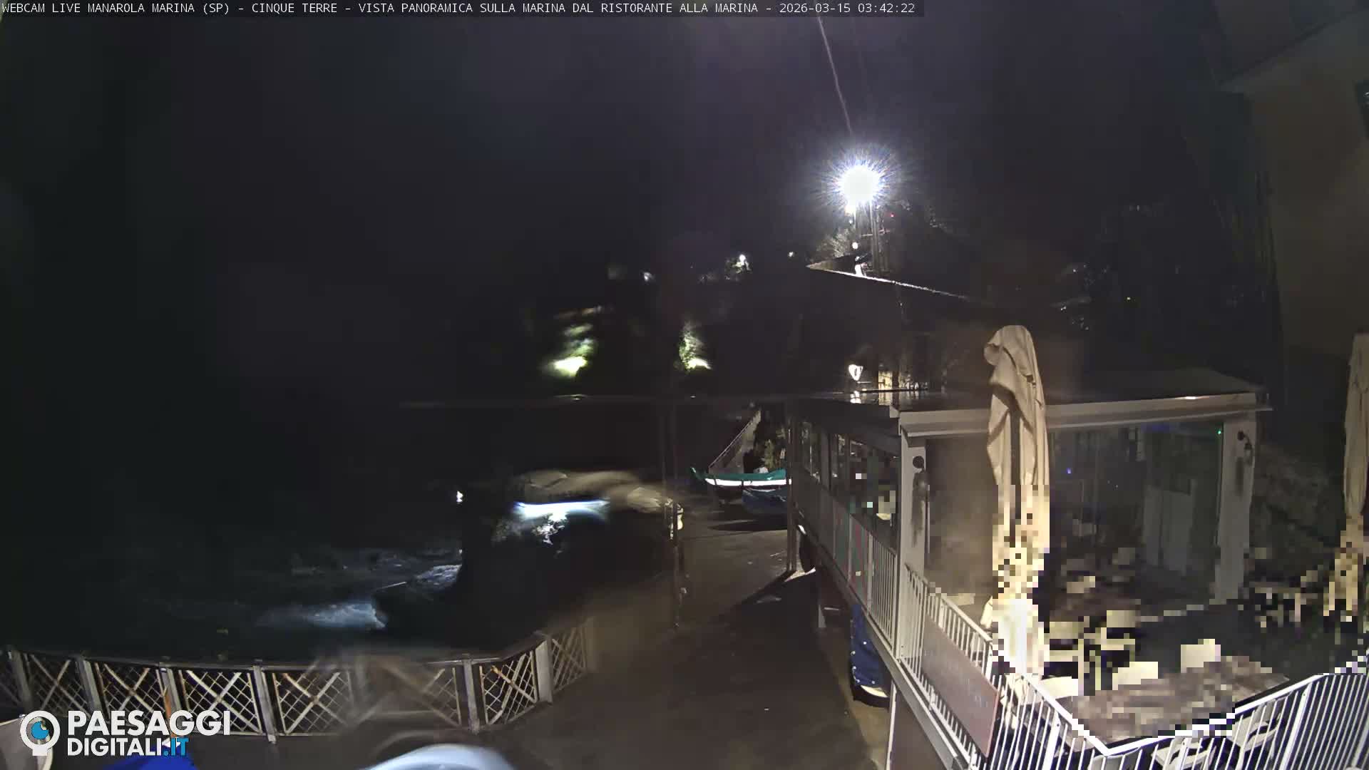 Cinque Terre, Manarola Village Marina & Coast Live Cam - La Spezia, Liguria, Italy