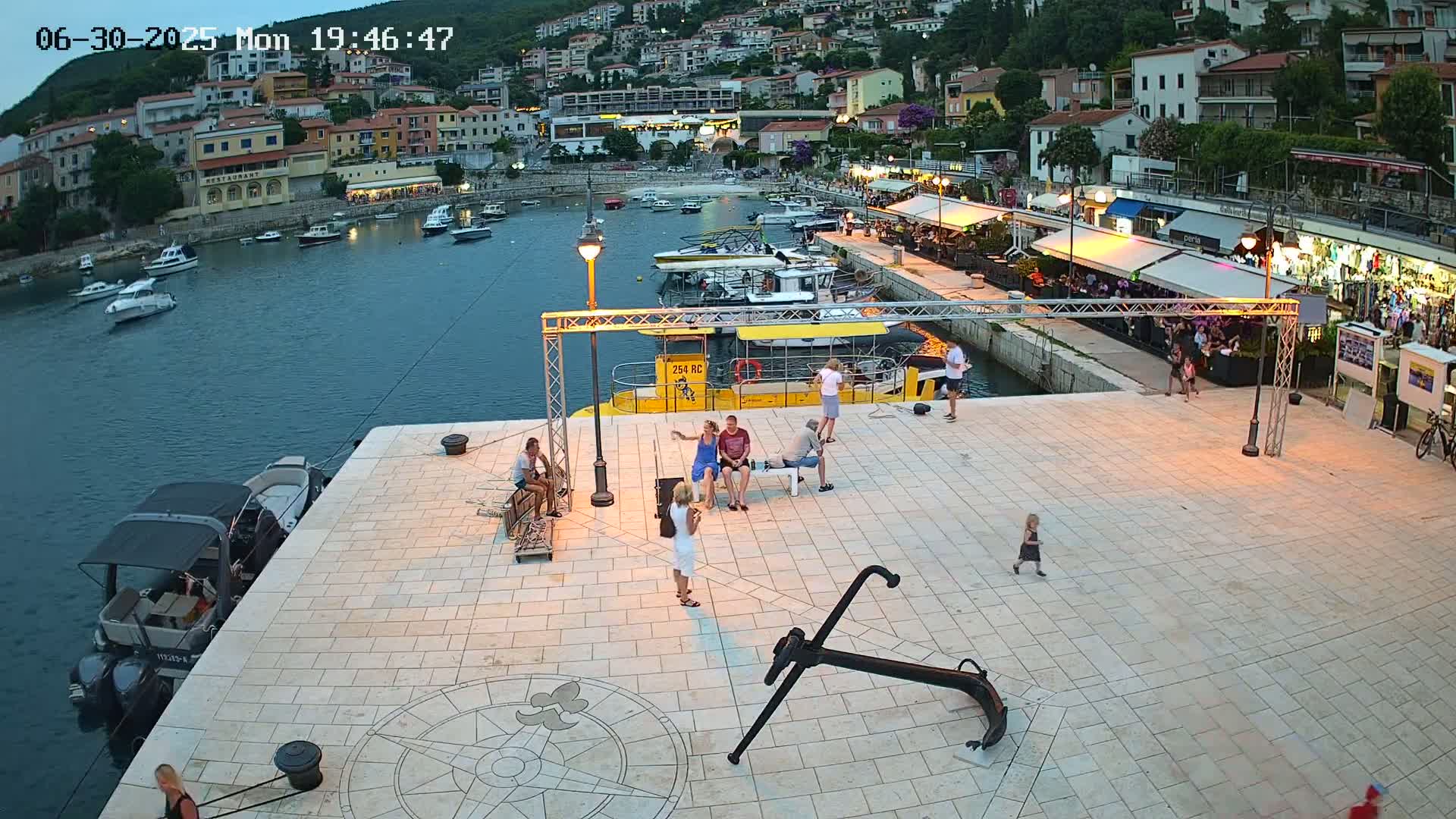 Luka Rabac Port Live Cam - Rabac, Labin, Istria, Croatia