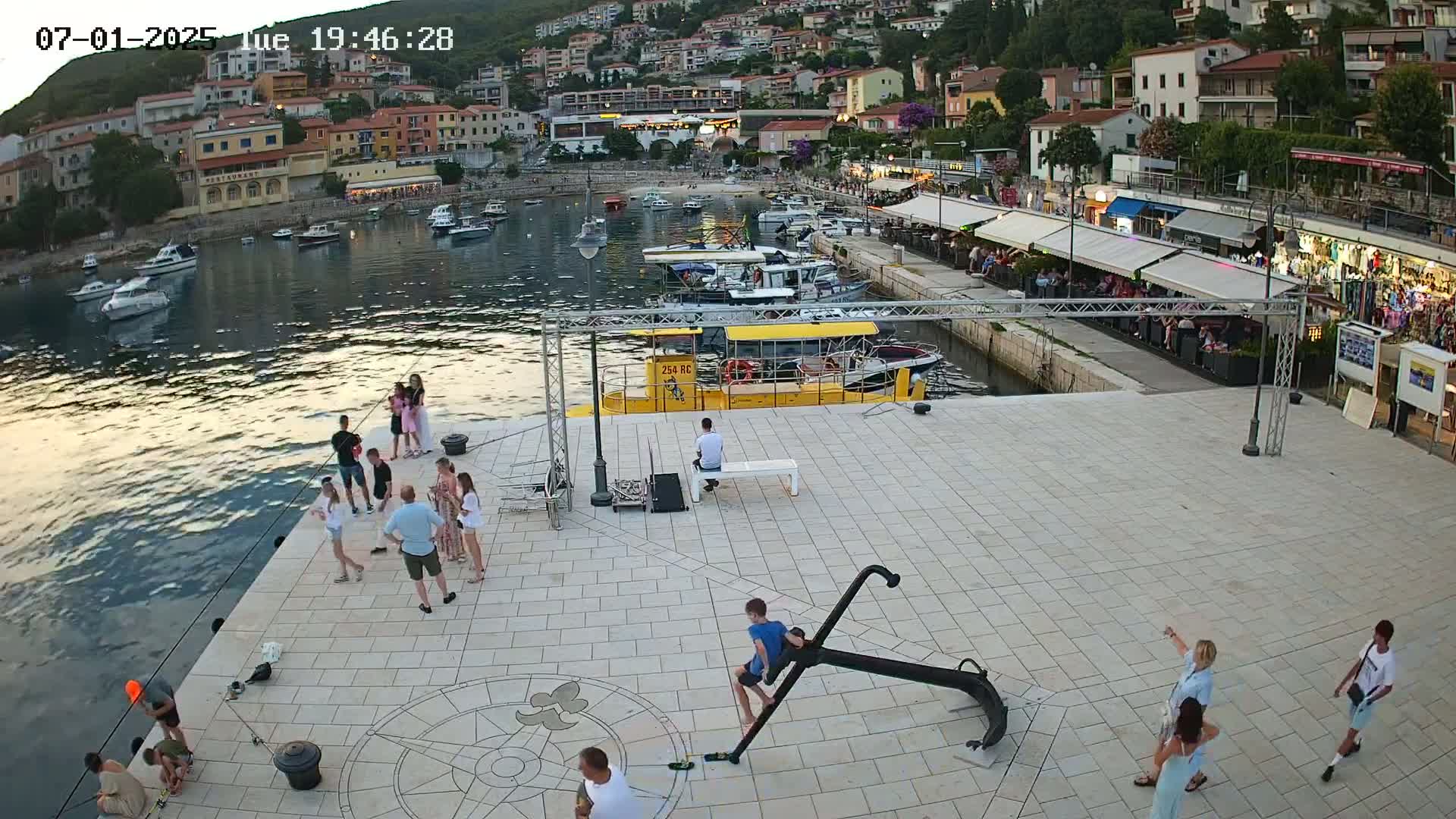 Luka Rabac Port Live Cam - Rabac, Labin, Istria, Croatia