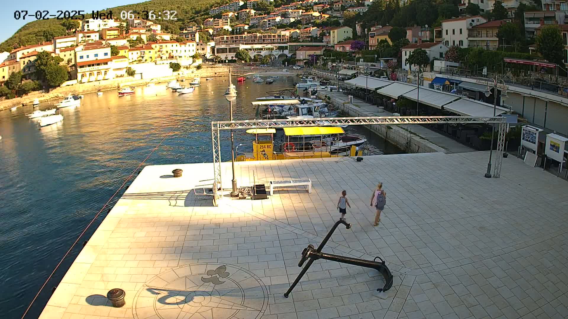 Luka Rabac Port Live Cam - Rabac, Labin, Istria, Croatia