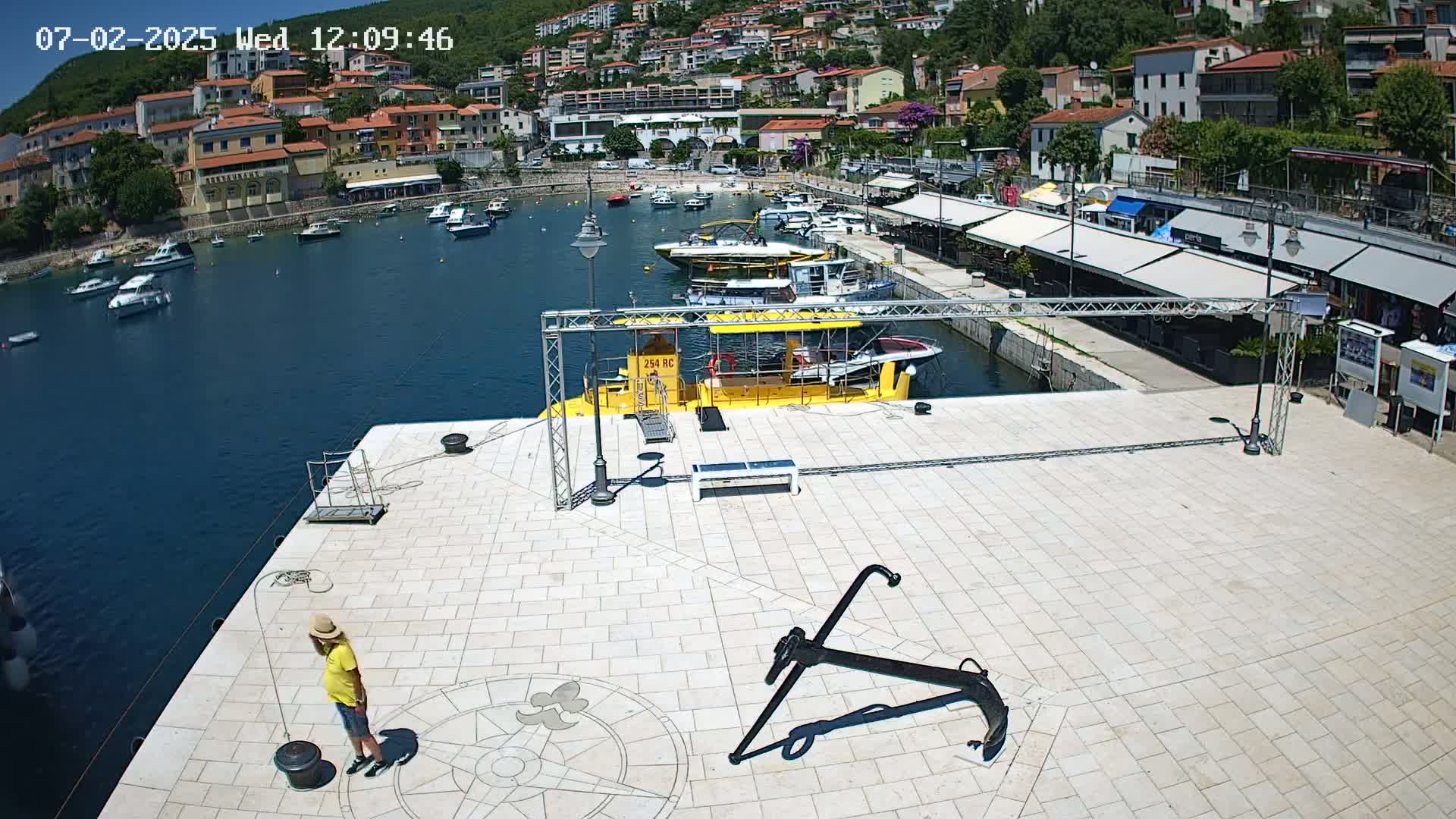 Luka Rabac Port Live Cam - Rabac, Labin, Istria, Croatia