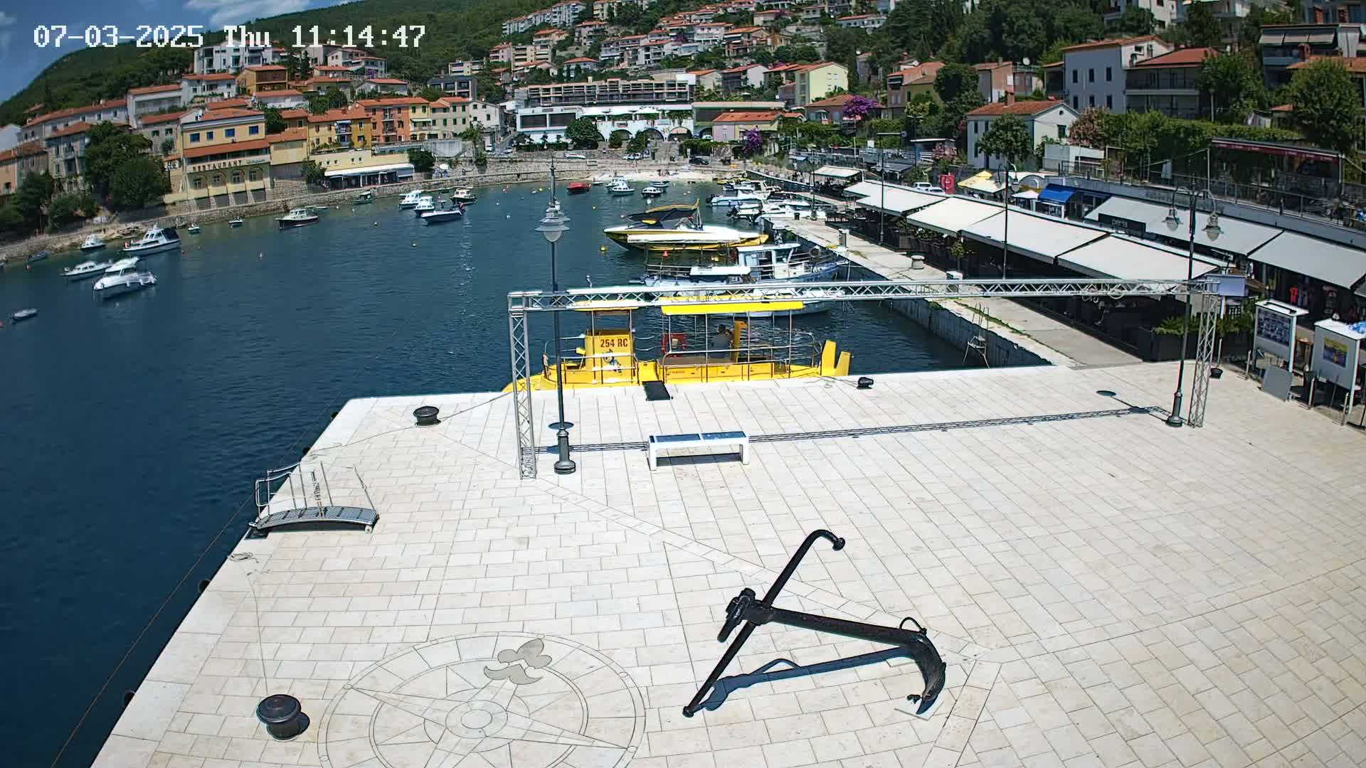 Luka Rabac Port Live Cam - Rabac, Labin, Istria, Croatia