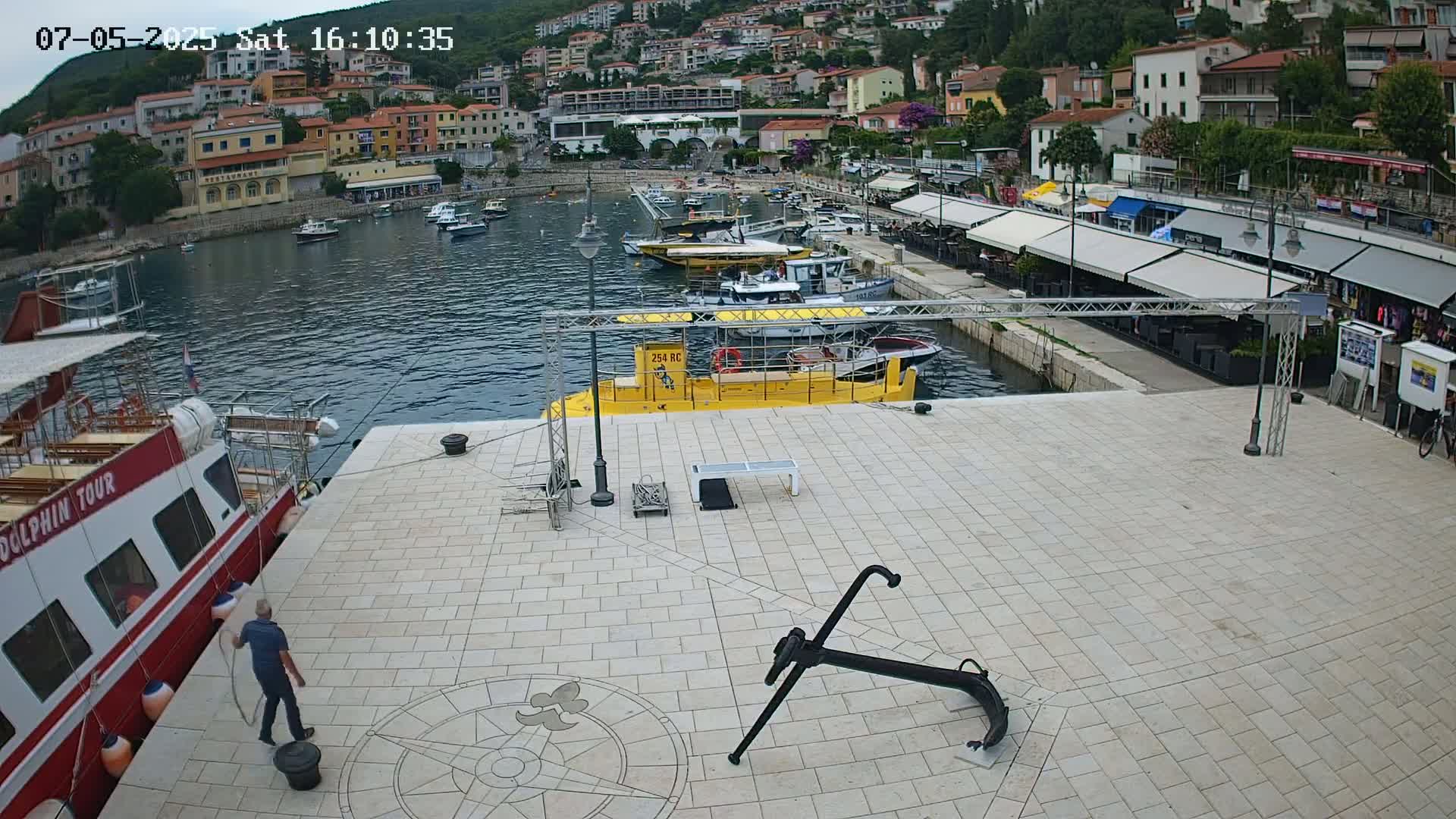 Luka Rabac Port Live Cam - Rabac, Labin, Istria, Croatia