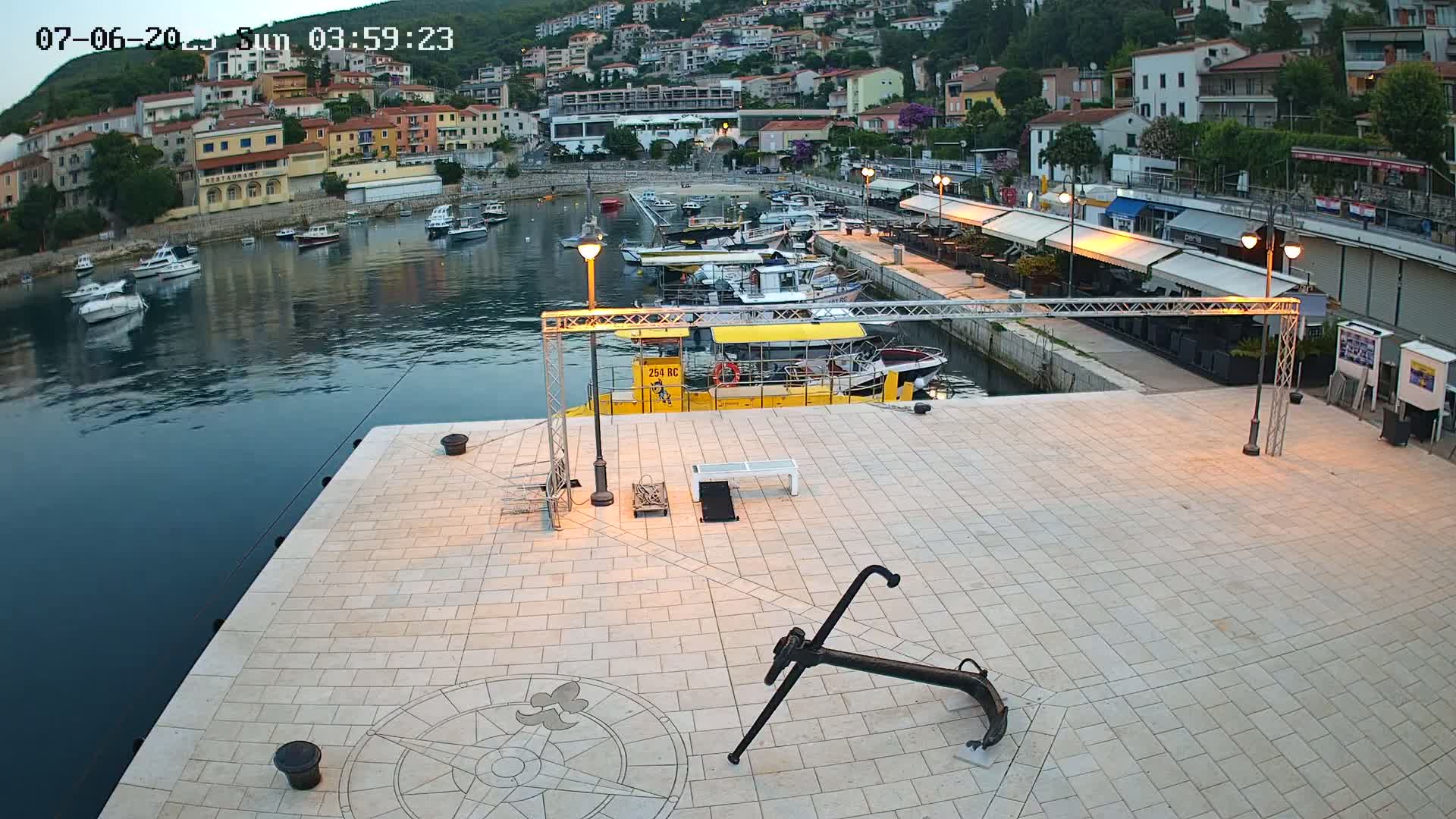 Luka Rabac Port Live Cam - Rabac, Labin, Istria, Croatia
