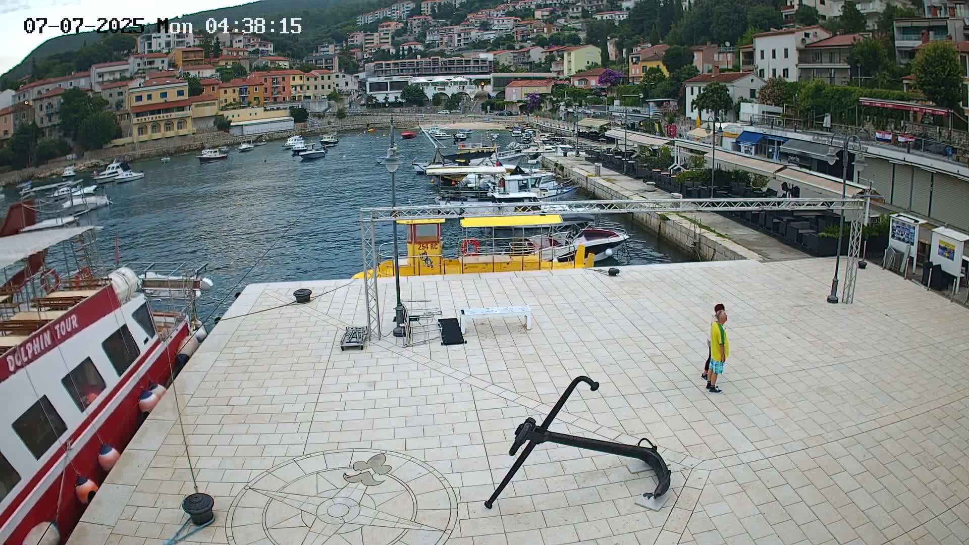 Luka Rabac Port Live Cam - Rabac, Labin, Istria, Croatia