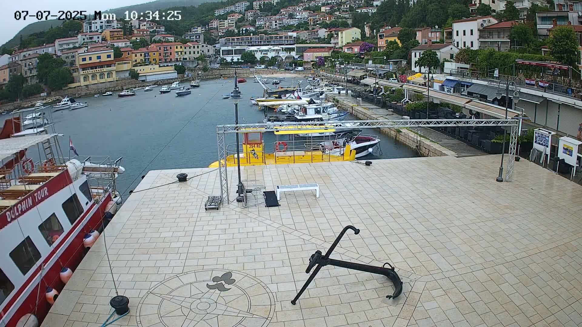 Luka Rabac Port Live Cam - Rabac, Labin, Istria, Croatia