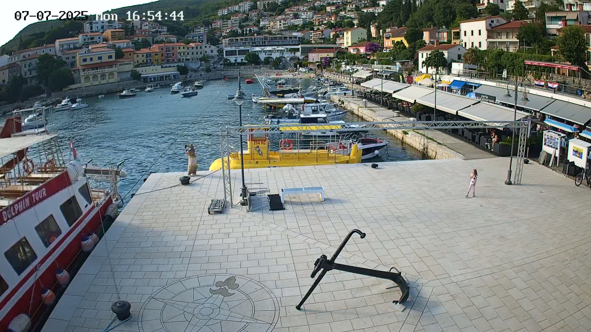 Luka Rabac Port Live Cam - Rabac, Labin, Istria, Croatia
