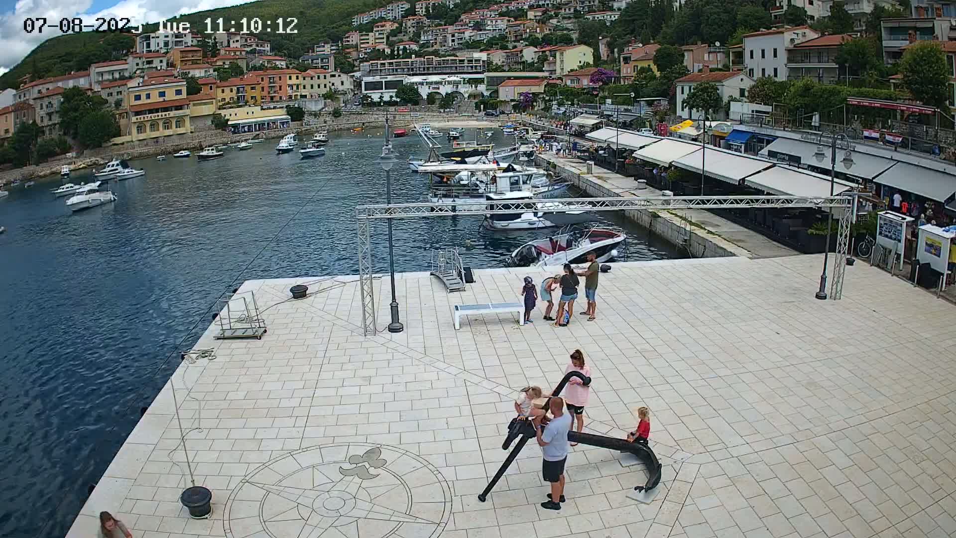 Luka Rabac Port Live Cam - Rabac, Labin, Istria, Croatia
