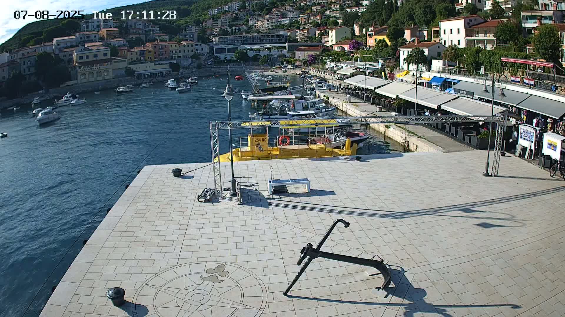 Luka Rabac Port Live Cam - Rabac, Labin, Istria, Croatia