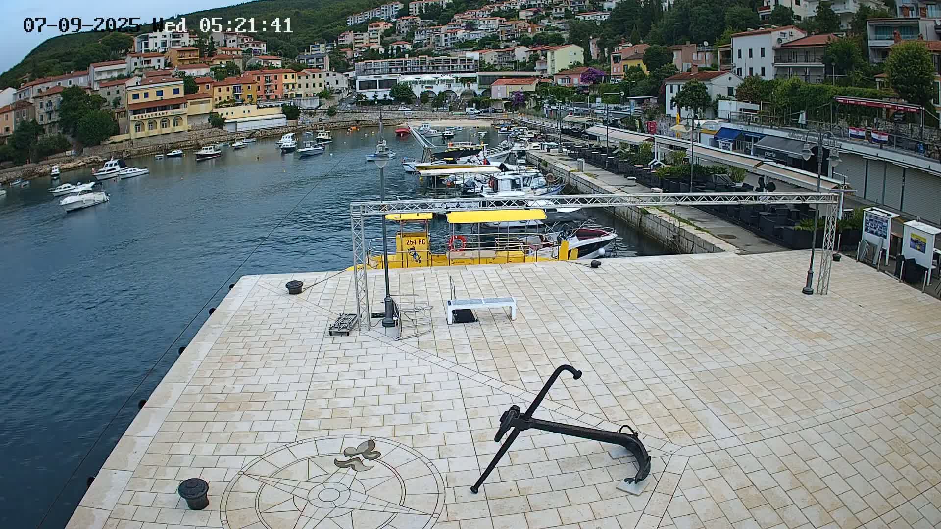 Luka Rabac Port Live Cam - Rabac, Labin, Istria, Croatia