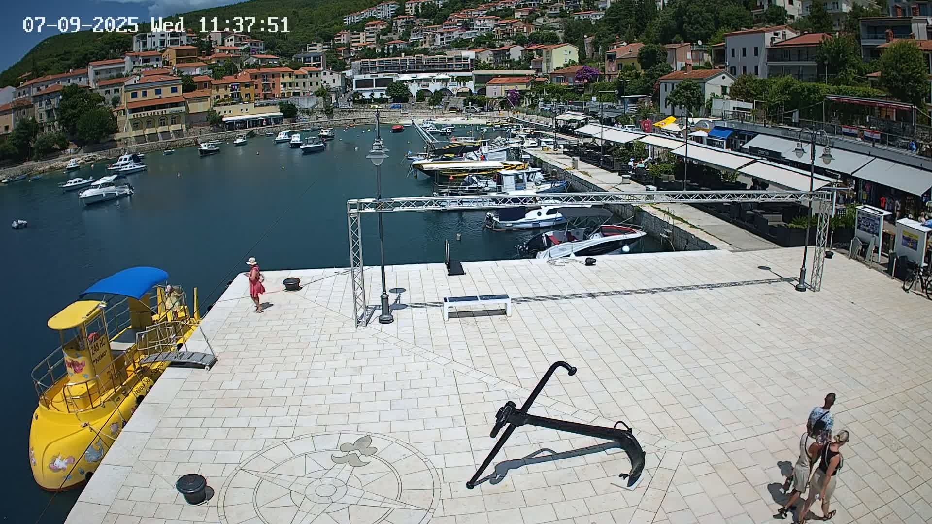 Luka Rabac Port Live Cam - Rabac, Labin, Istria, Croatia