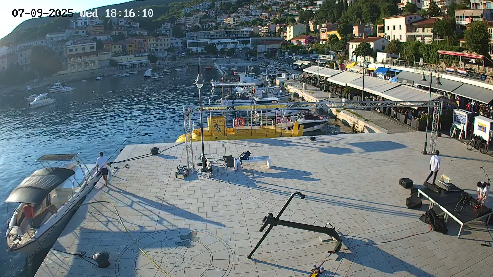 Luka Rabac Port Live Cam - Rabac, Labin, Istria, Croatia