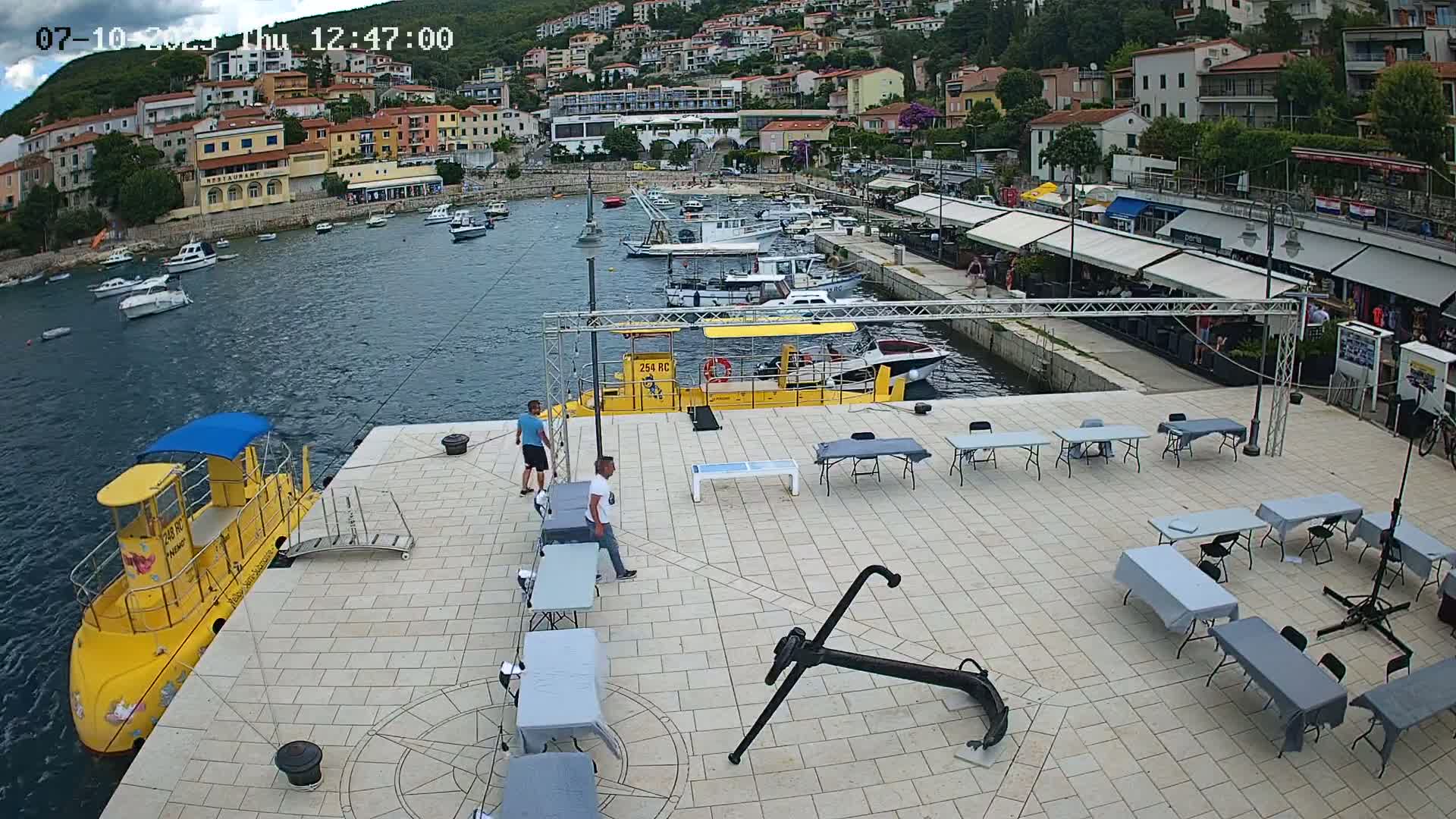 Luka Rabac Port Live Cam - Rabac, Labin, Istria, Croatia