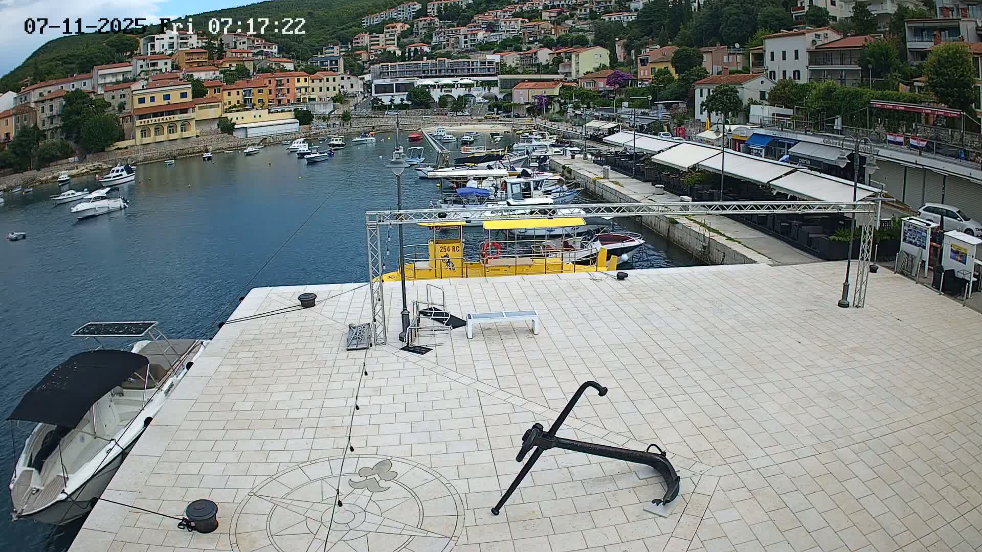 Luka Rabac Port Live Cam - Rabac, Labin, Istria, Croatia