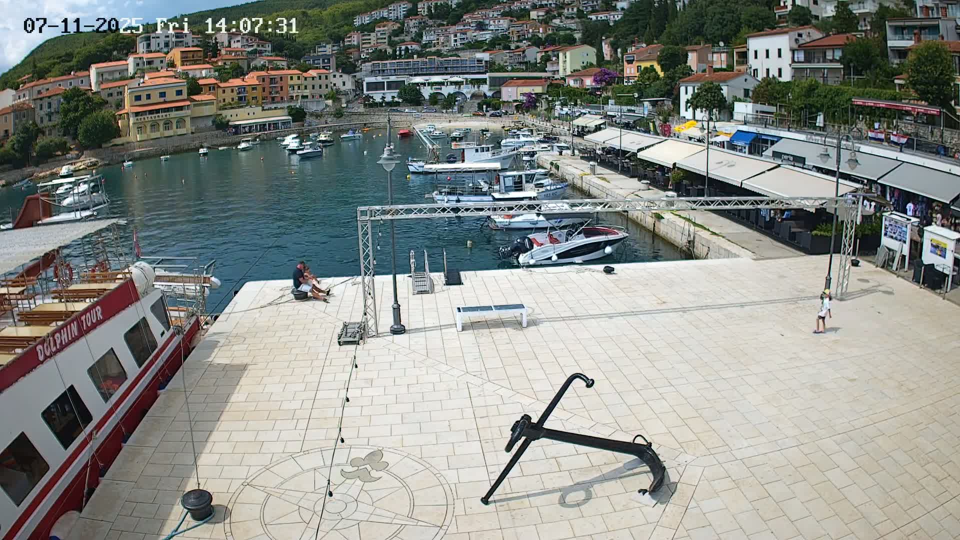 Luka Rabac Port Live Cam - Rabac, Labin, Istria, Croatia