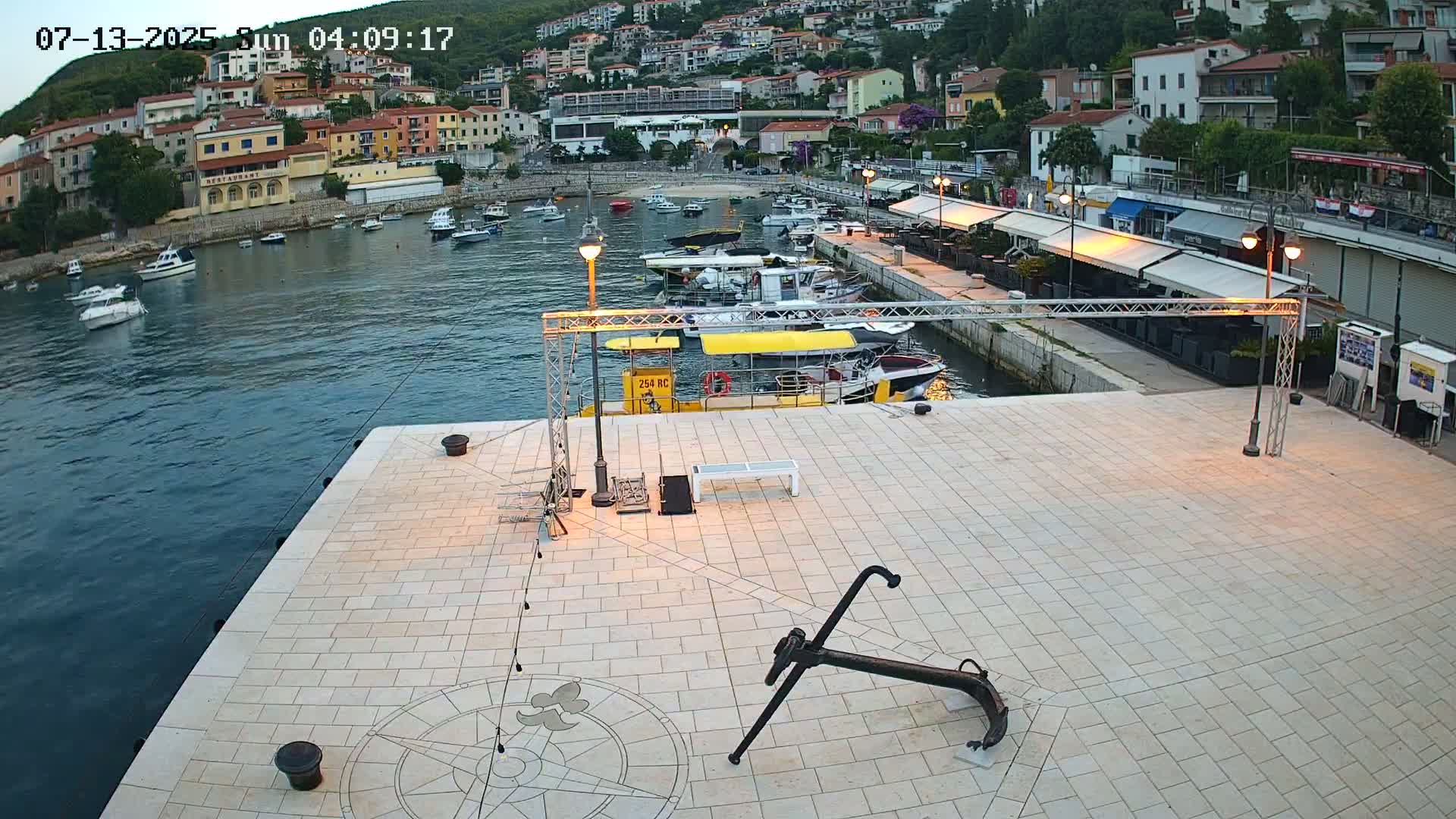 Luka Rabac Port Live Cam - Rabac, Labin, Istria, Croatia