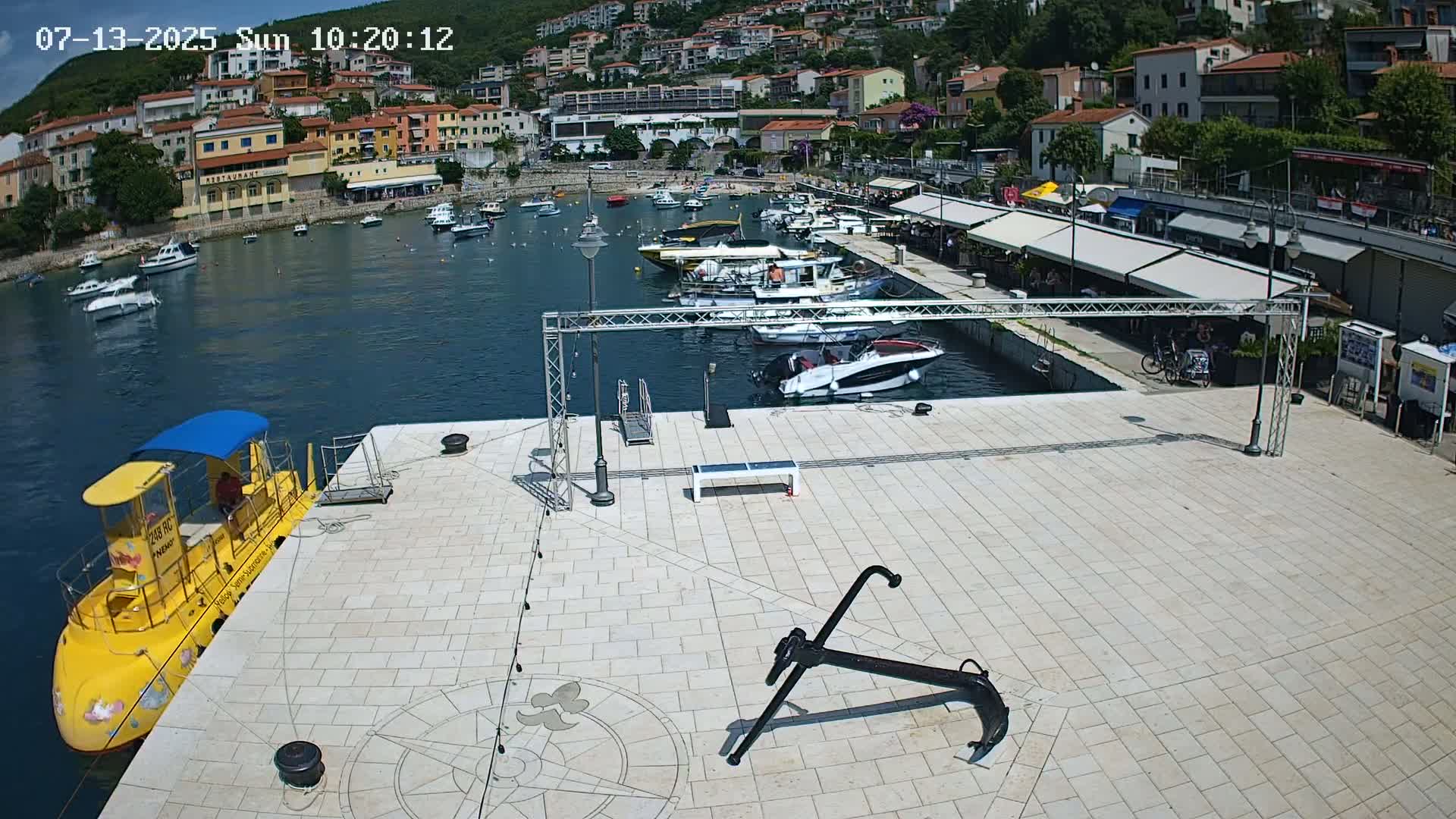 Luka Rabac Port Live Cam - Rabac, Labin, Istria, Croatia