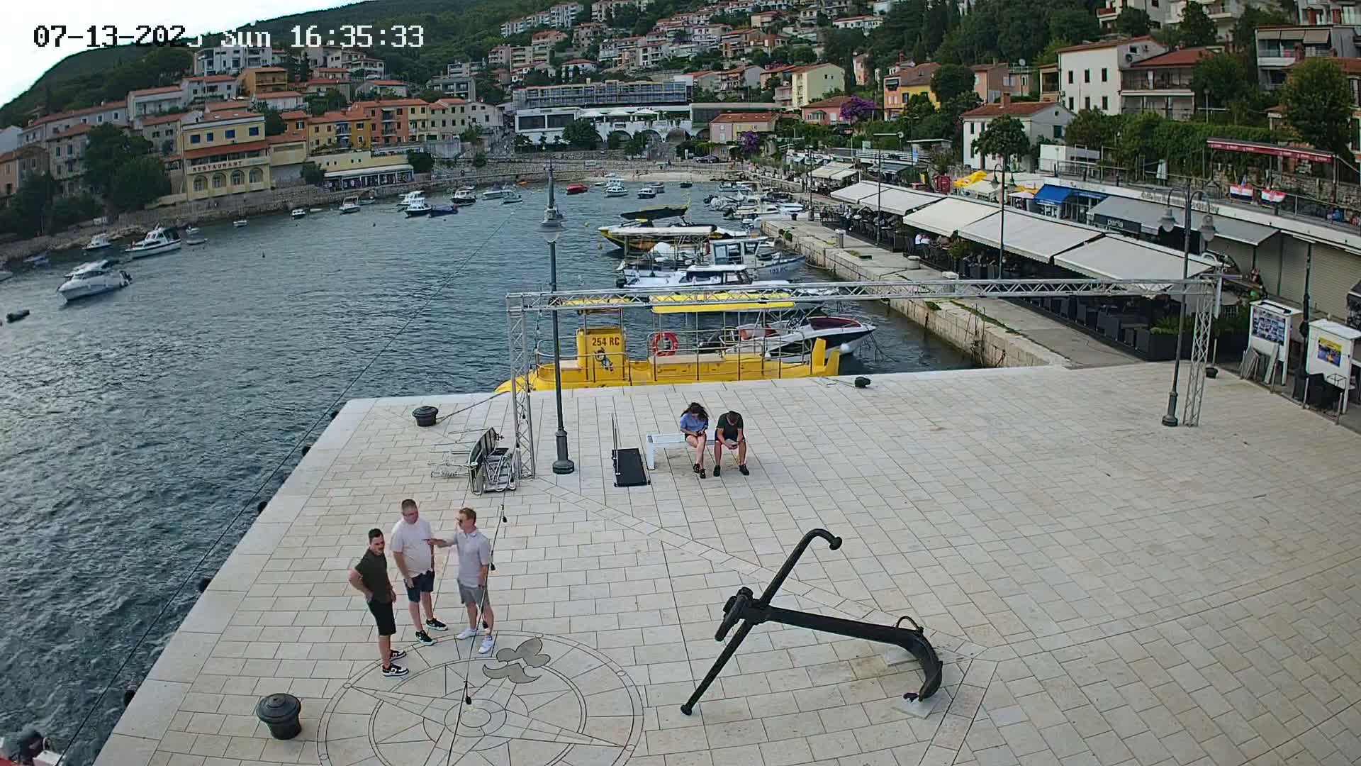 Luka Rabac Port Live Cam - Rabac, Labin, Istria, Croatia