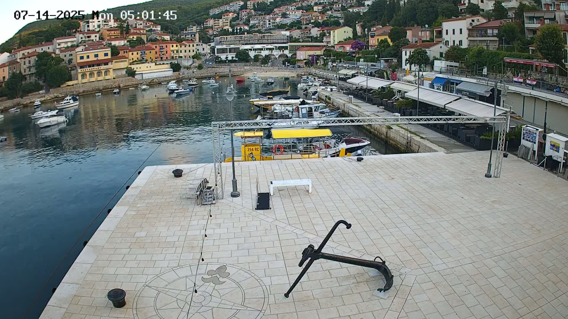 Luka Rabac Port Live Cam - Rabac, Labin, Istria, Croatia