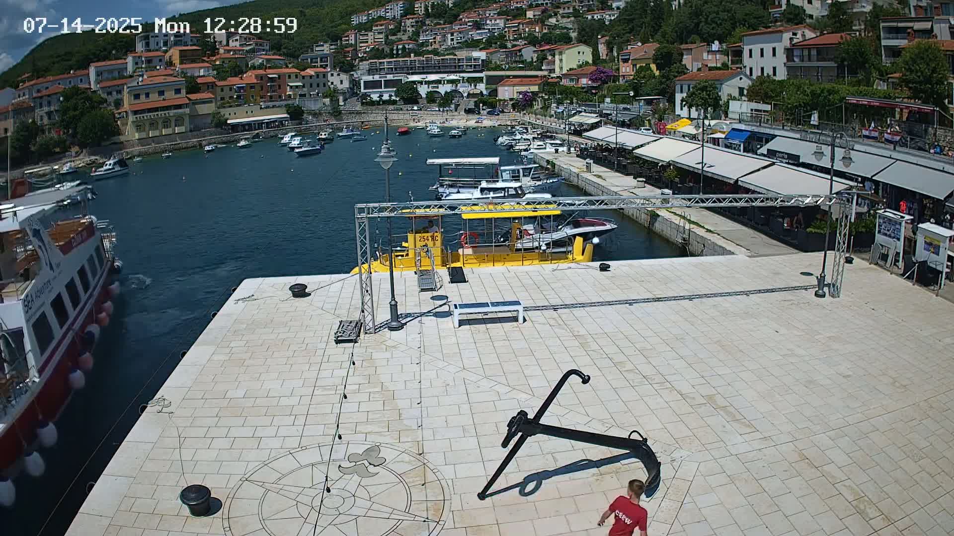 Luka Rabac Port Live Cam - Rabac, Labin, Istria, Croatia