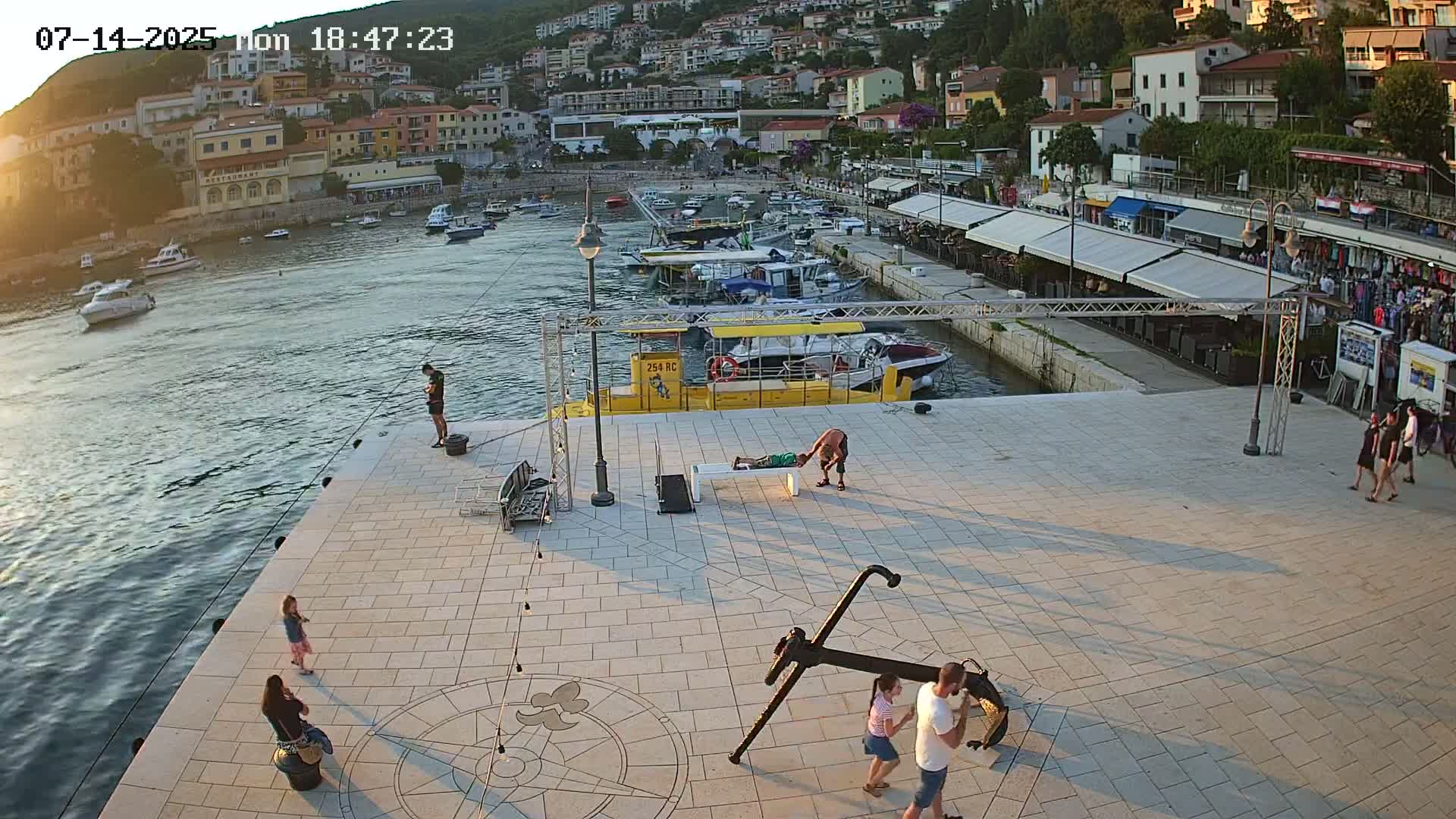 Luka Rabac Port Live Cam - Rabac, Labin, Istria, Croatia