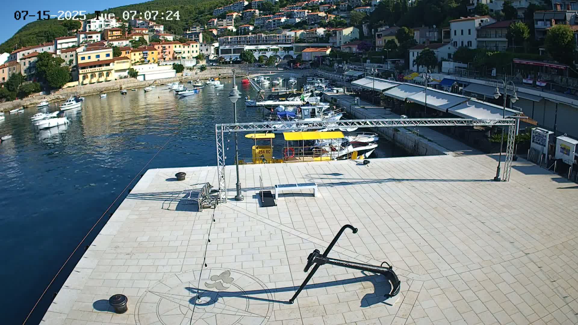 Luka Rabac Port Live Cam - Rabac, Labin, Istria, Croatia