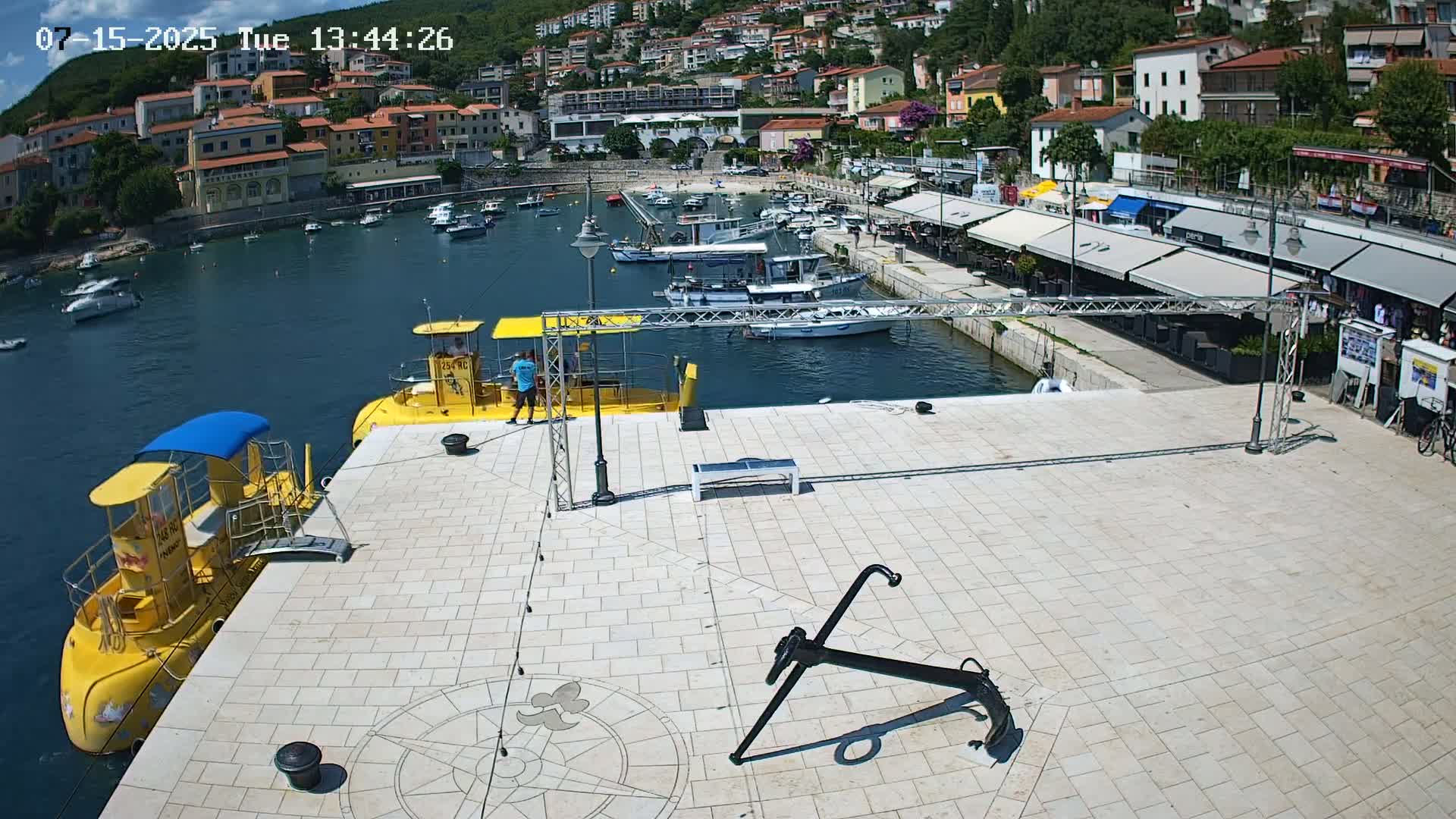 Luka Rabac Port Live Cam - Rabac, Labin, Istria, Croatia