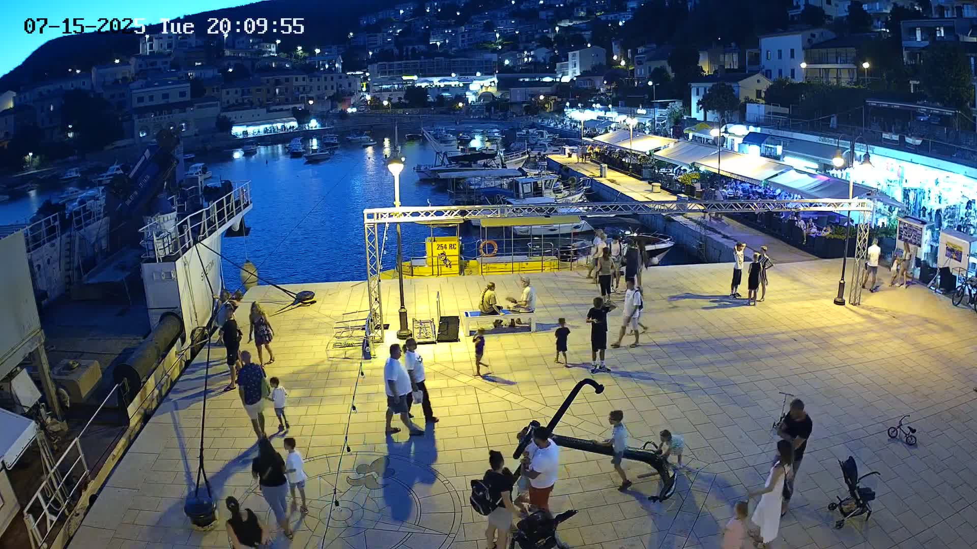 Luka Rabac Port Live Cam - Rabac, Labin, Istria, Croatia