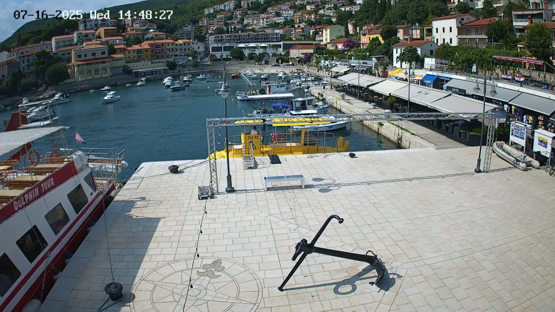 Luka Rabac Port Live Cam - Rabac, Labin, Istria, Croatia