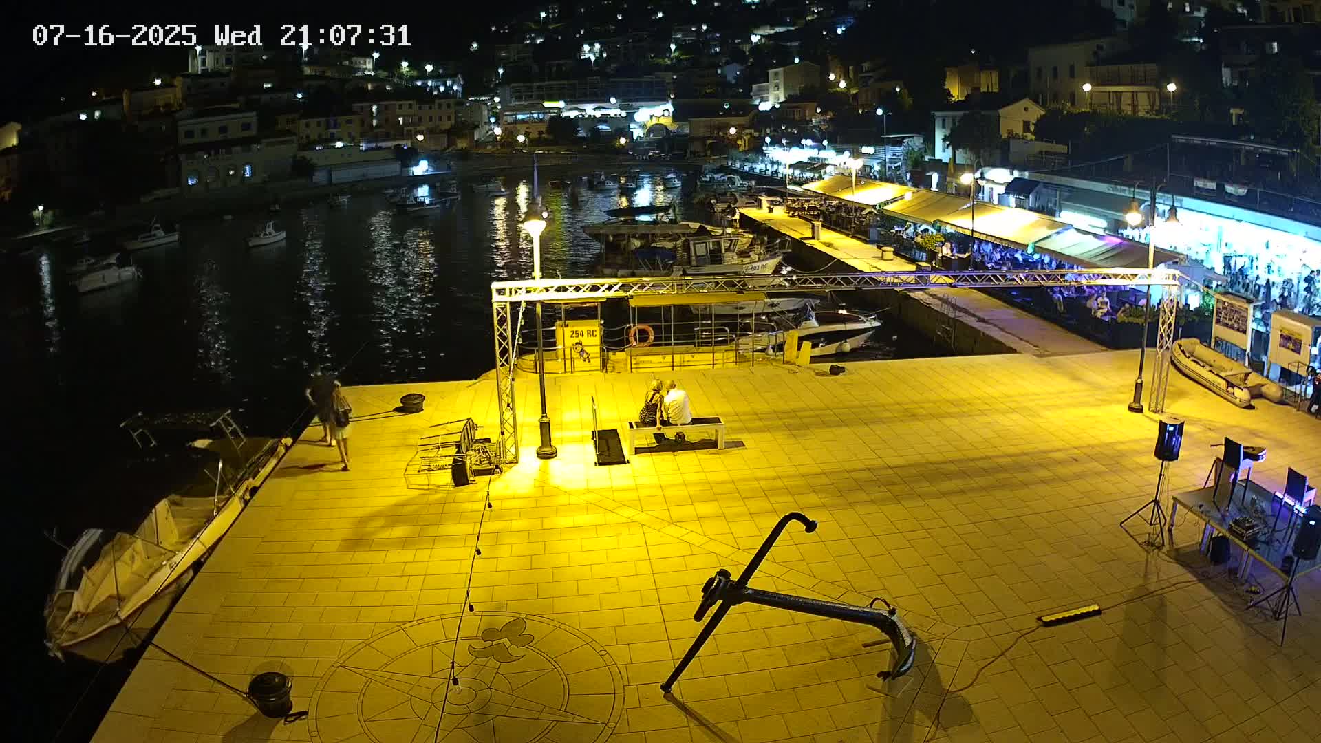 Luka Rabac Port Live Cam - Rabac, Labin, Istria, Croatia