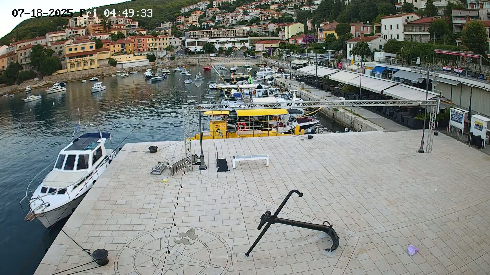 Luka Rabac Port Live Cam - Rabac, Labin, Istria, Croatia