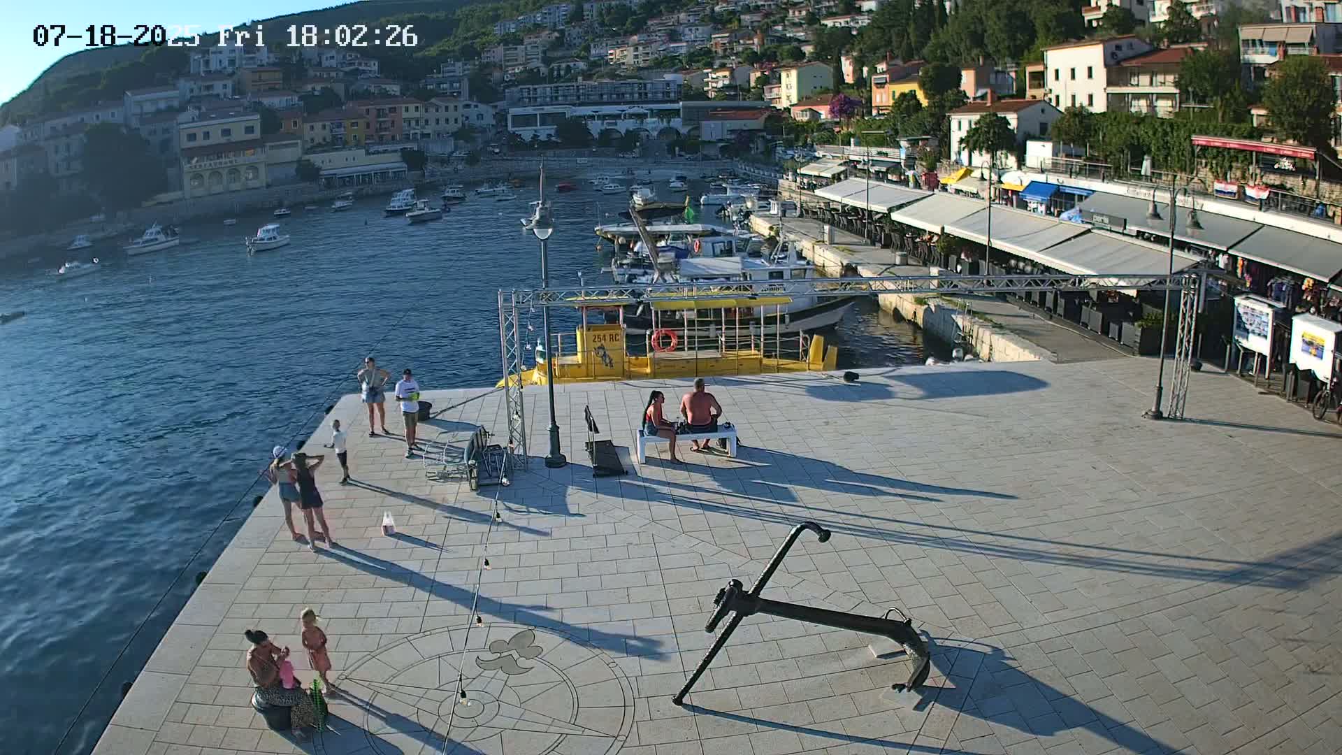 Luka Rabac Port Live Cam - Rabac, Labin, Istria, Croatia