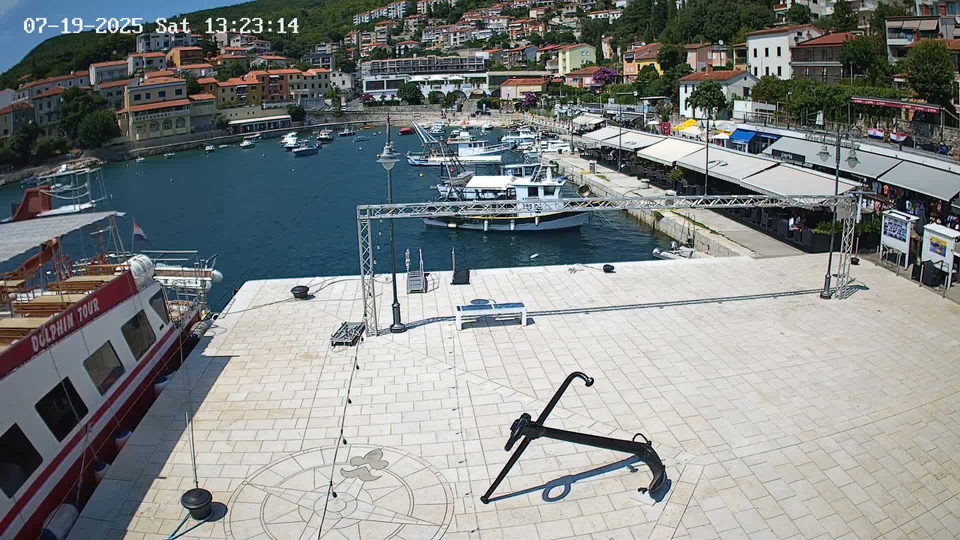 Luka Rabac Port Live Cam - Rabac, Labin, Istria, Croatia