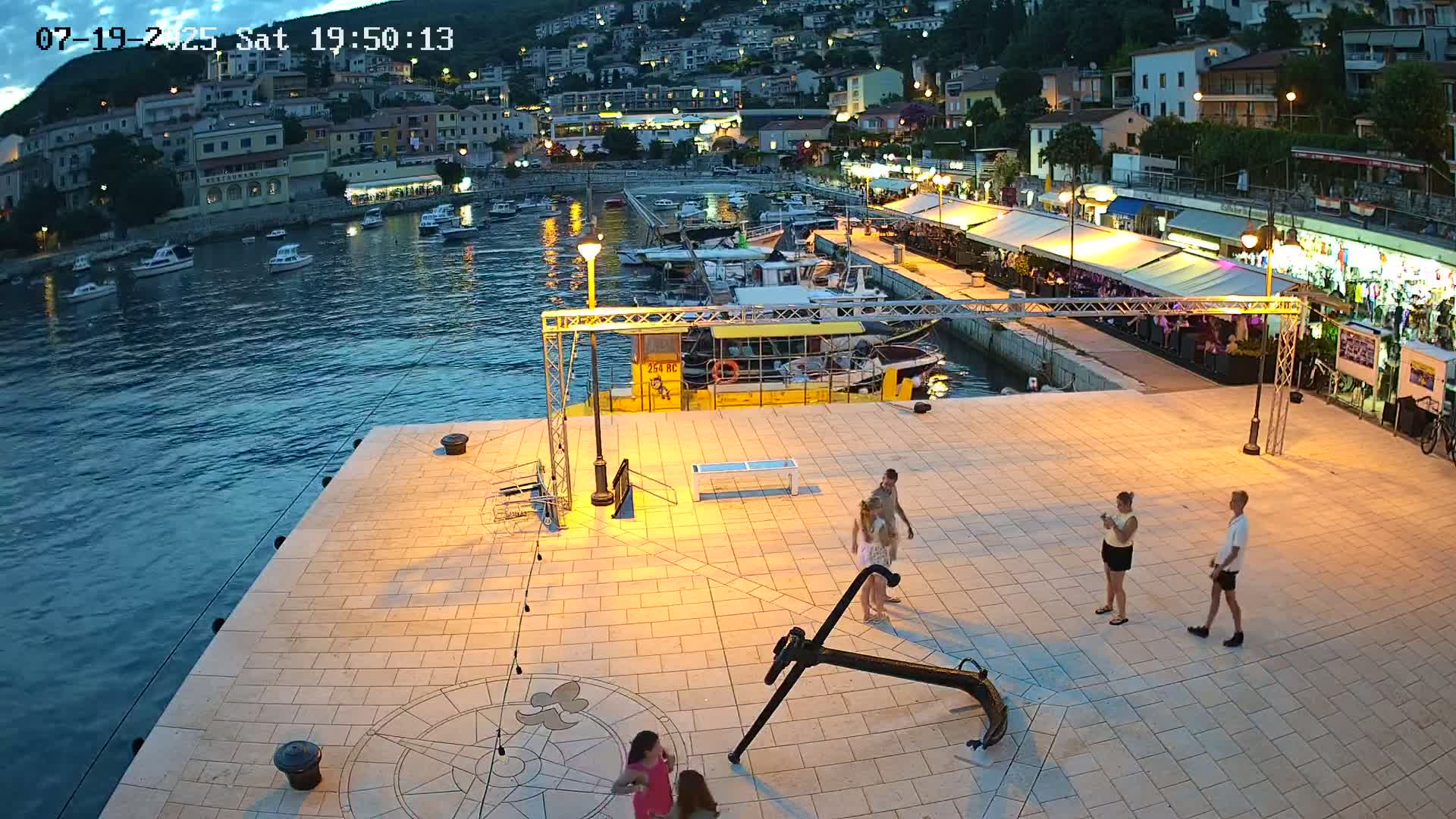 Luka Rabac Port Live Cam - Rabac, Labin, Istria, Croatia