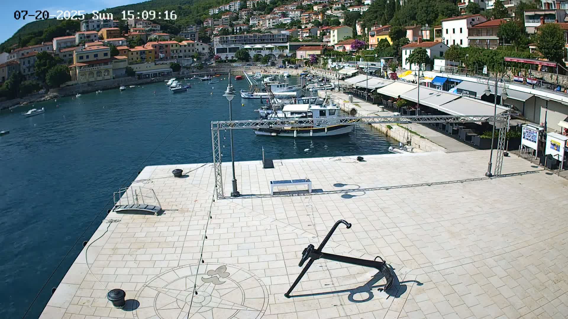 Luka Rabac Port Live Cam - Rabac, Labin, Istria, Croatia