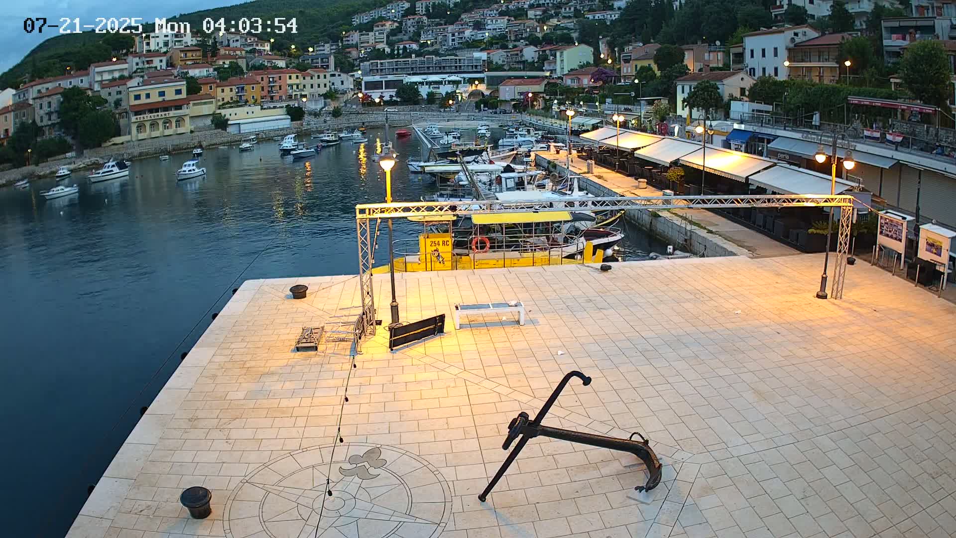 Luka Rabac Port Live Cam - Rabac, Labin, Istria, Croatia