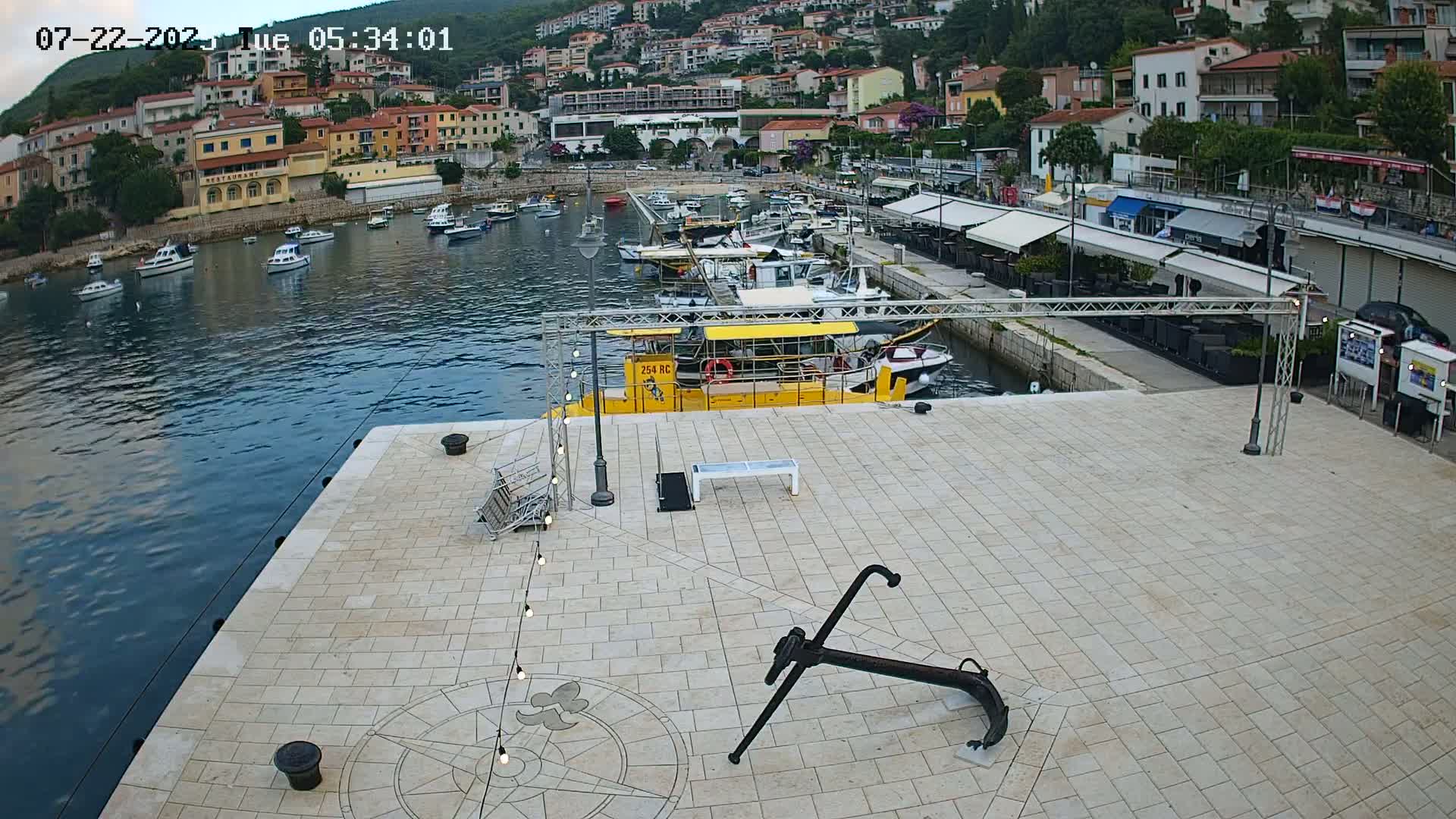 Luka Rabac Port Live Cam - Rabac, Labin, Istria, Croatia
