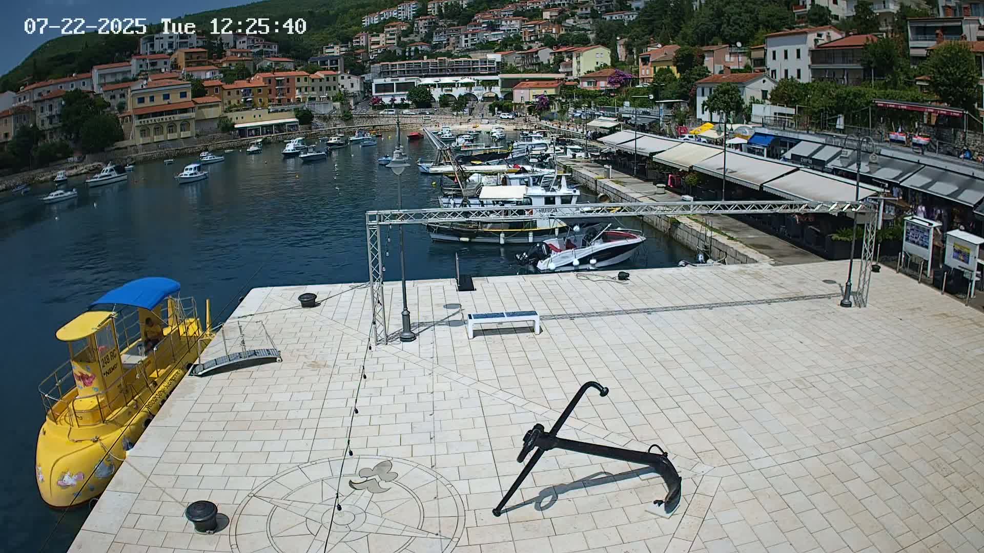 Luka Rabac Port Live Cam - Rabac, Labin, Istria, Croatia