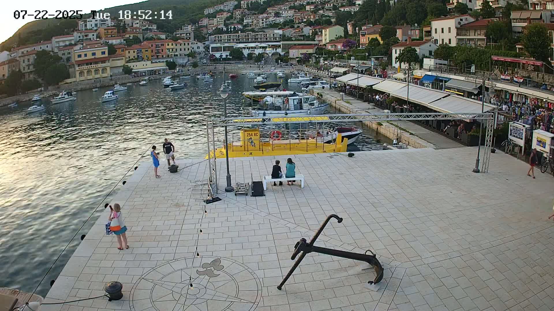 Luka Rabac Port Live Cam - Rabac, Labin, Istria, Croatia