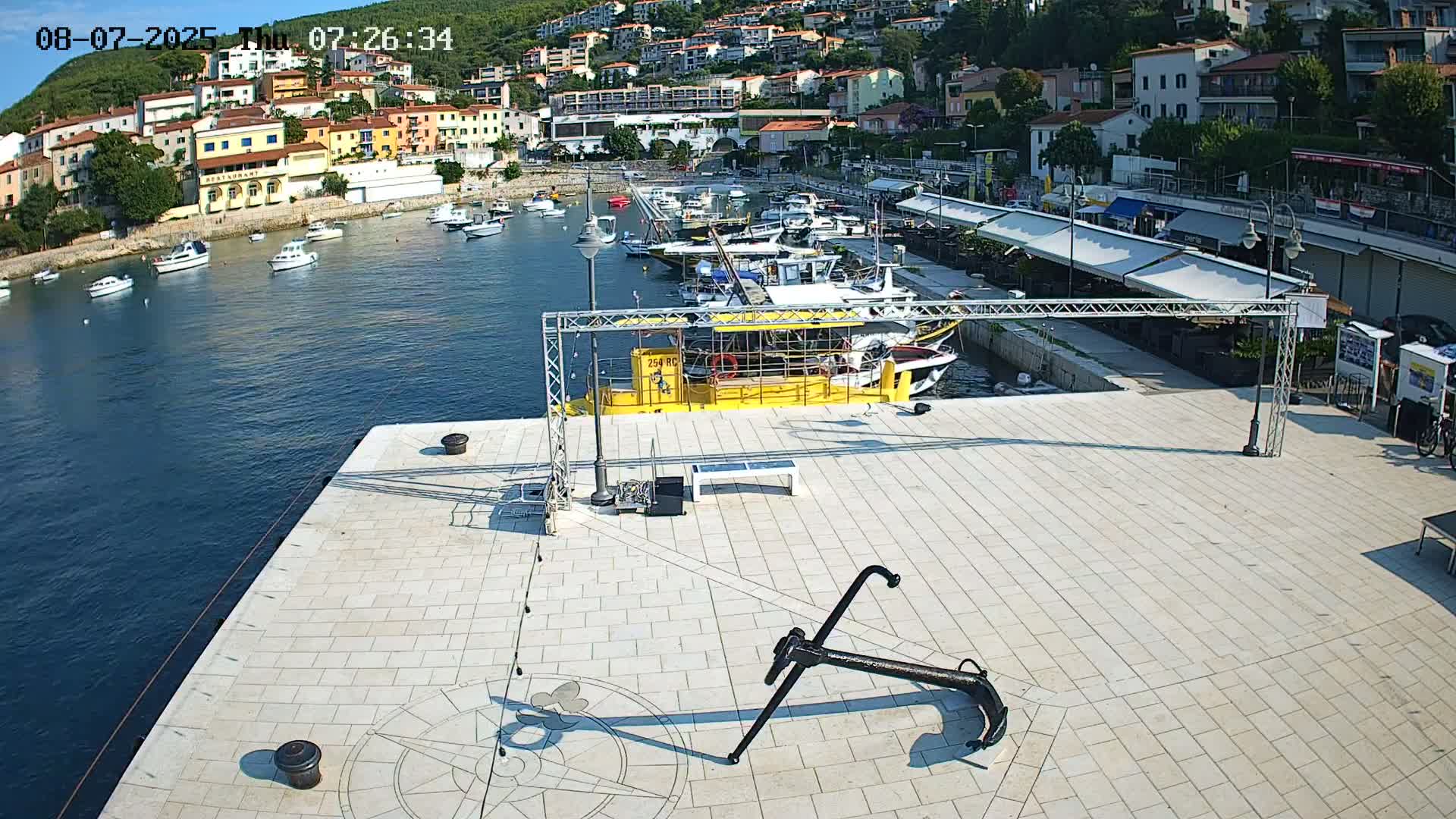 Luka Rabac Port Live Cam - Rabac, Labin, Istria, Croatia